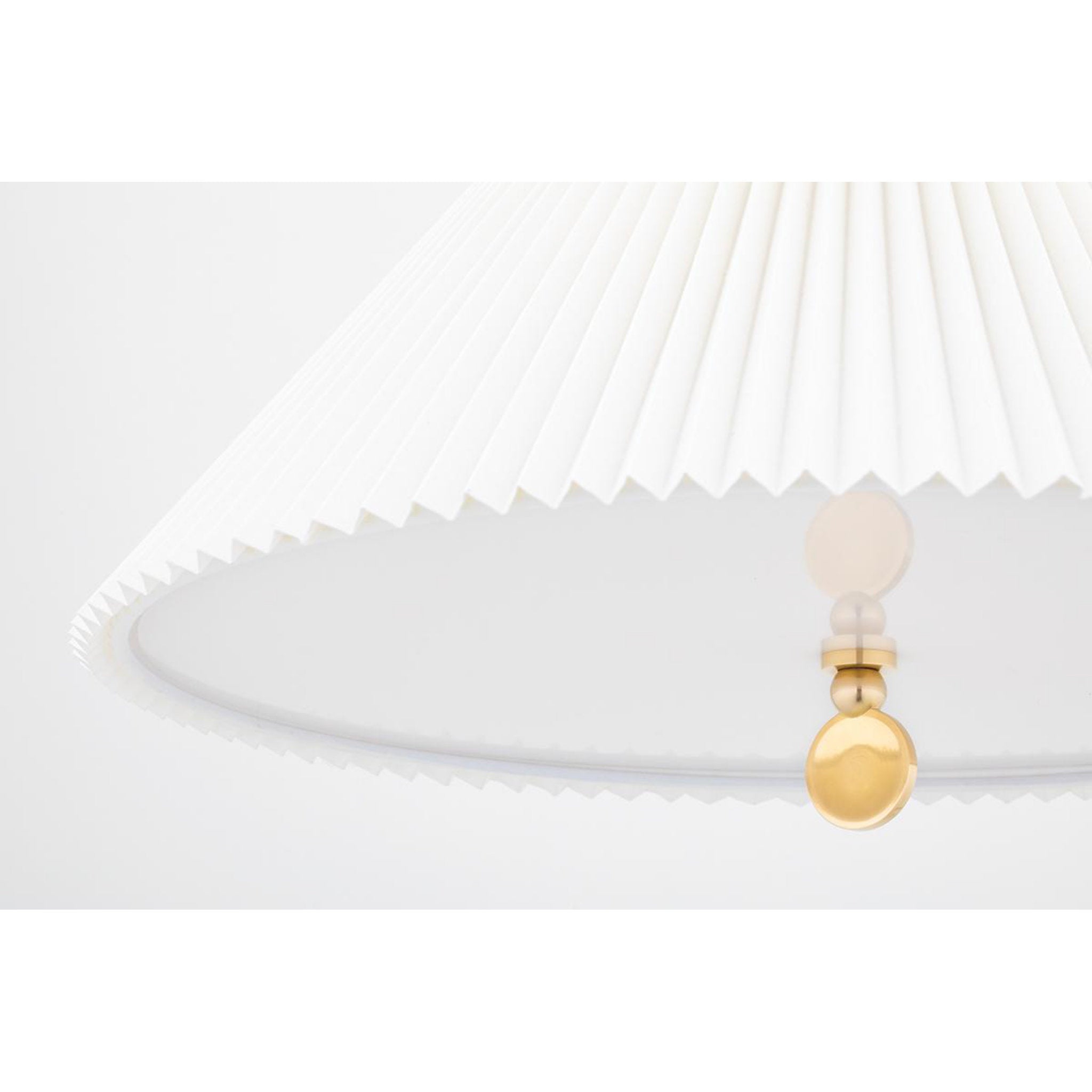 Dorset 1-Light Floor Lamp in Aged Brass by Mark D. Sikes 45.5L x 16.25W x 56.25H