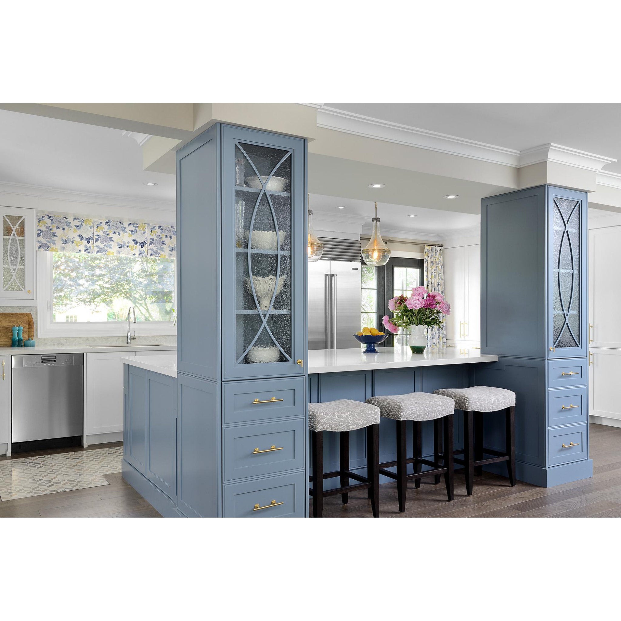 Hagen 1-Light Pendant in Aged Brass 17.5L x 17.5W x 32H