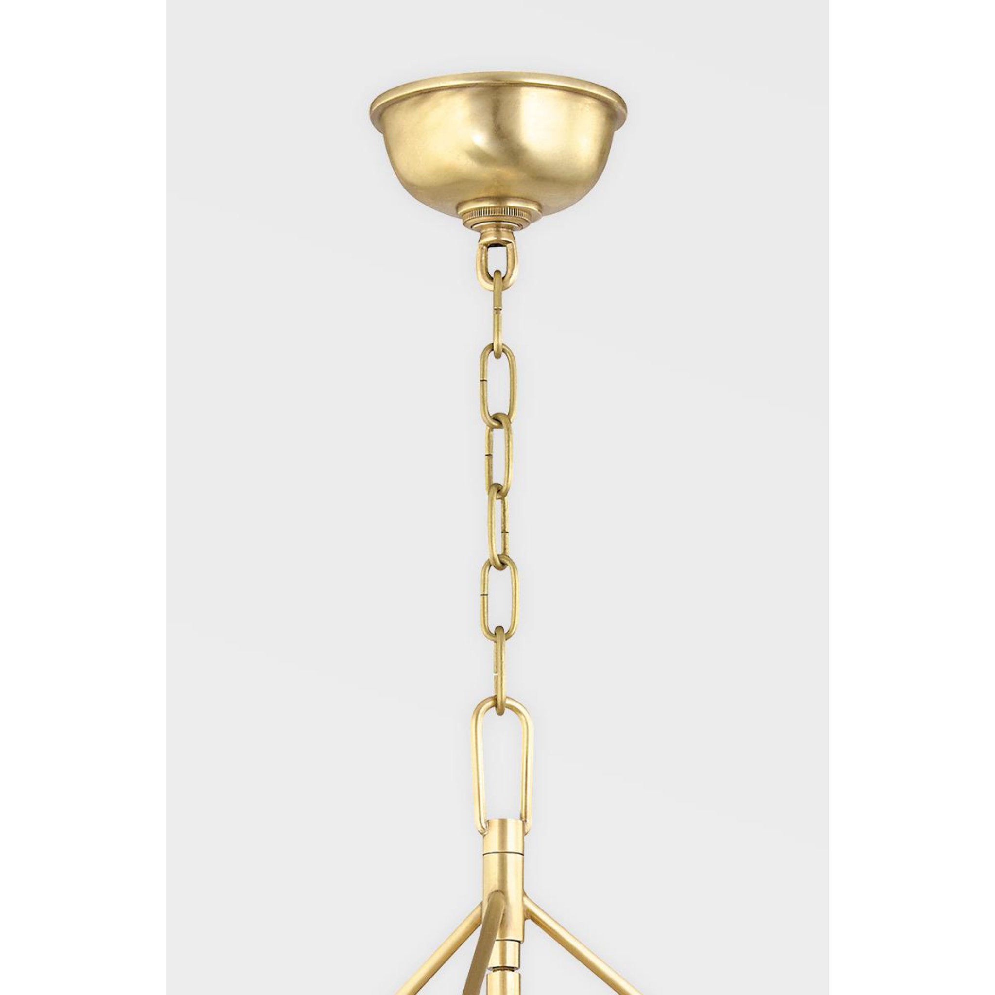 Roundout 12-Light Chandelier in Polished Nickel 34L x 34W x 44.75H