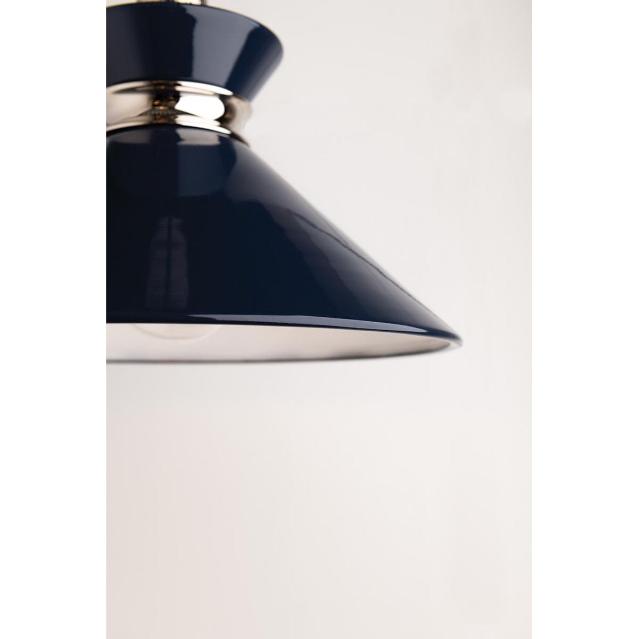 Kiki 1-Light Pendant in Aged Brass/Cream 18L x 18W x 15.25H