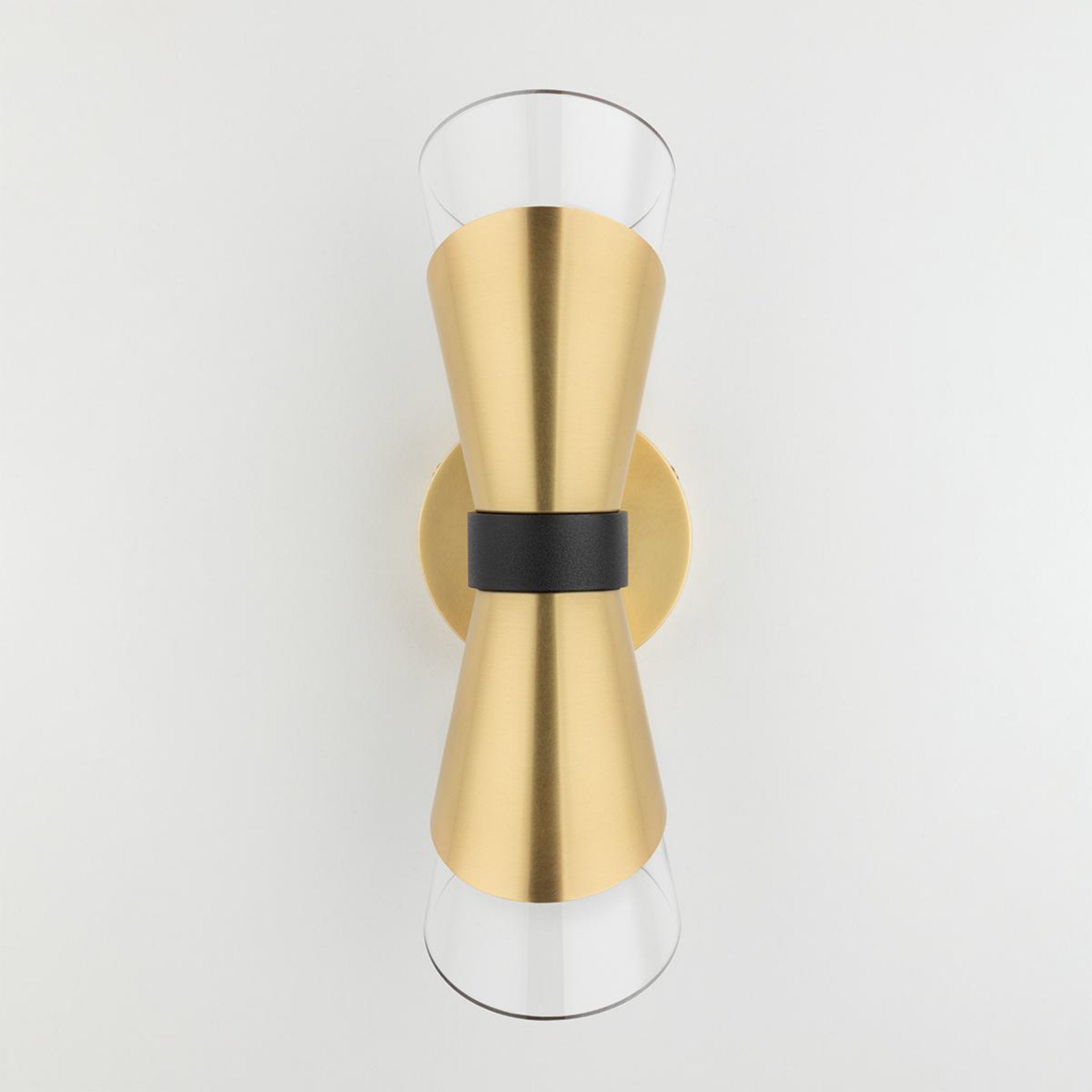 Angie 1-Light Pendant in Aged Brass/Black 4.5L x 4.5W x 8H