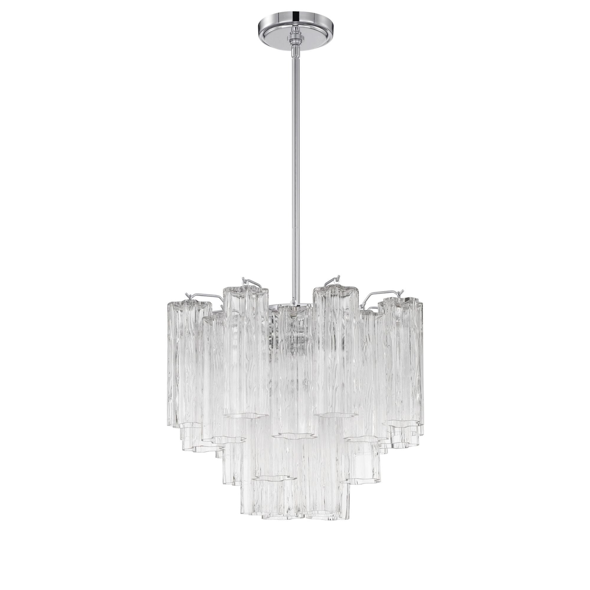 Addis 17.75'' Polished Chrome Chandelier Clear 17.75"W x 13.75"H x 17.75"D