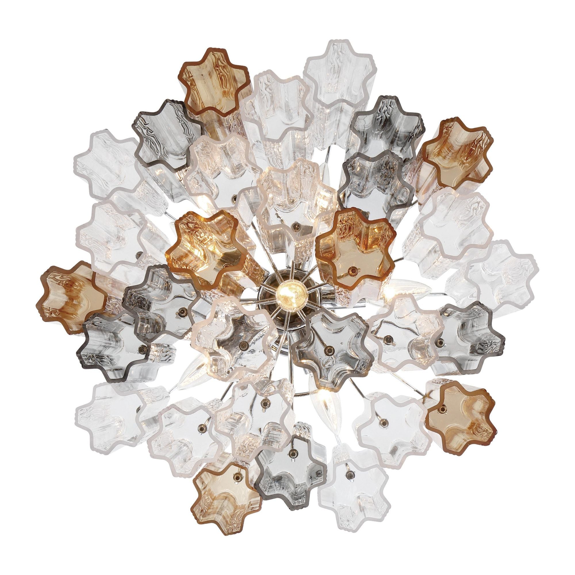 Addis 19.75'' Polished Chrome Chandelier Multi 19.75"W x 14"H x 19.75"D