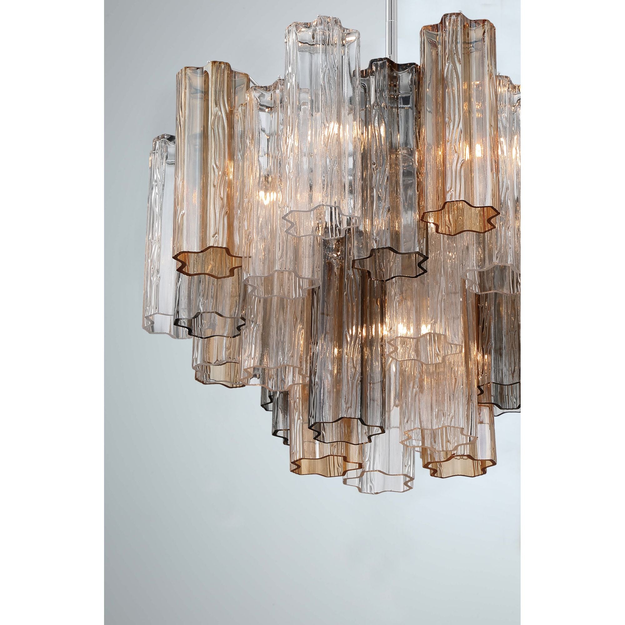 Addis 19.75'' Polished Chrome Chandelier Multi 19.75"W x 14"H x 19.75"D