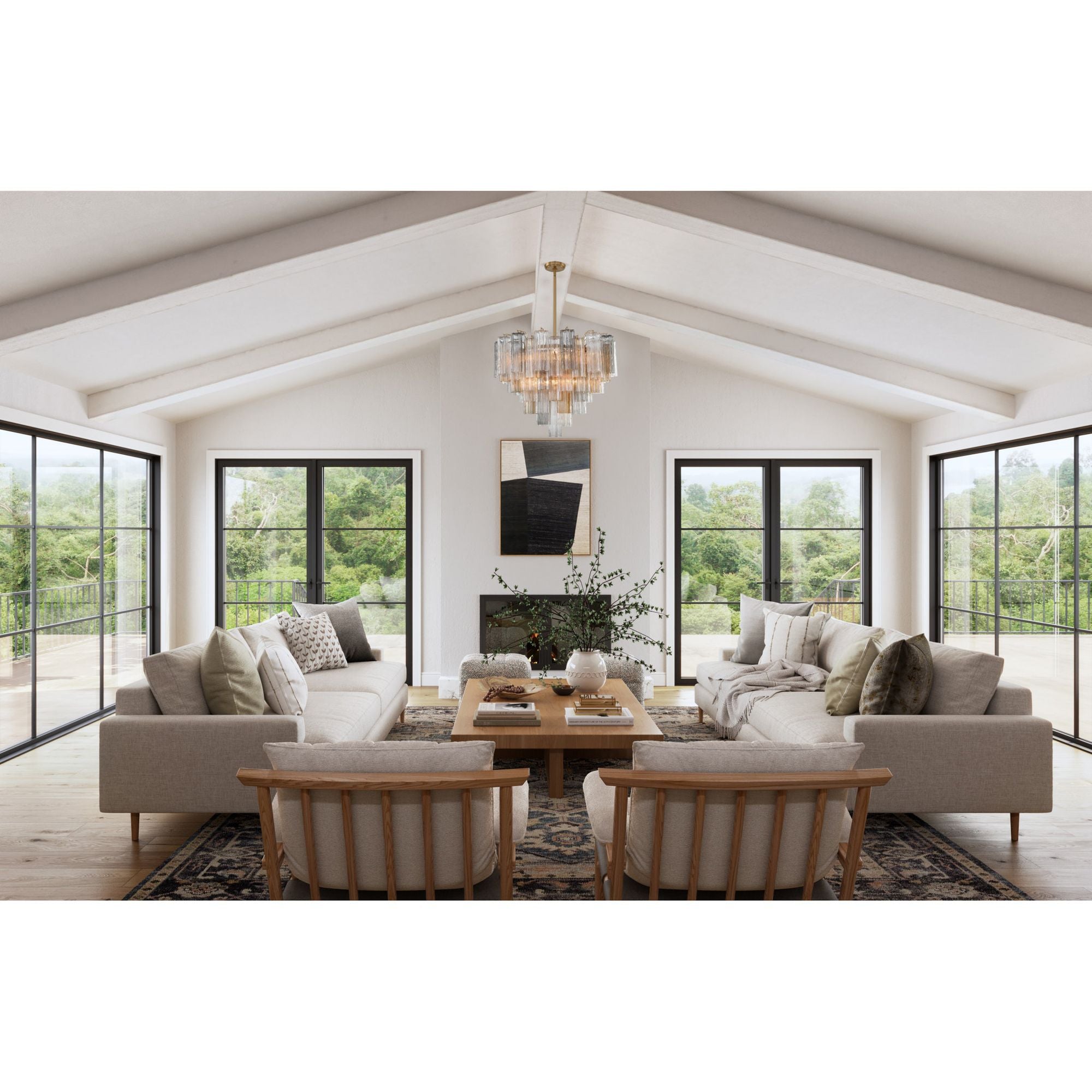 Addis 26.75'' Aged Brass Chandelier Multi 26.75"W x 21.5"H x 26.75"D