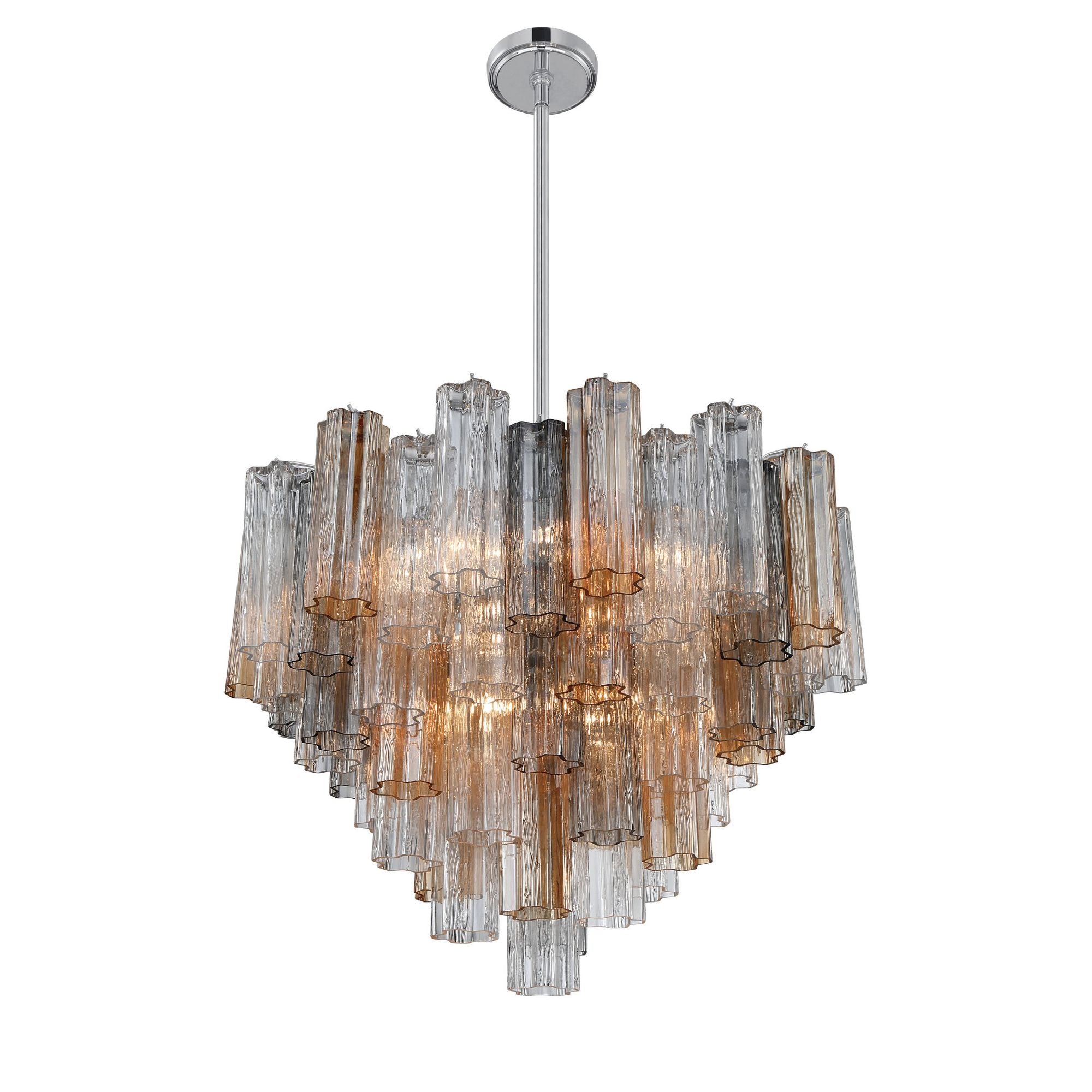 Addis 26.75'' Polished Chrome Chandelier Multi 26.75"W x 21.5"H x 26.75"D