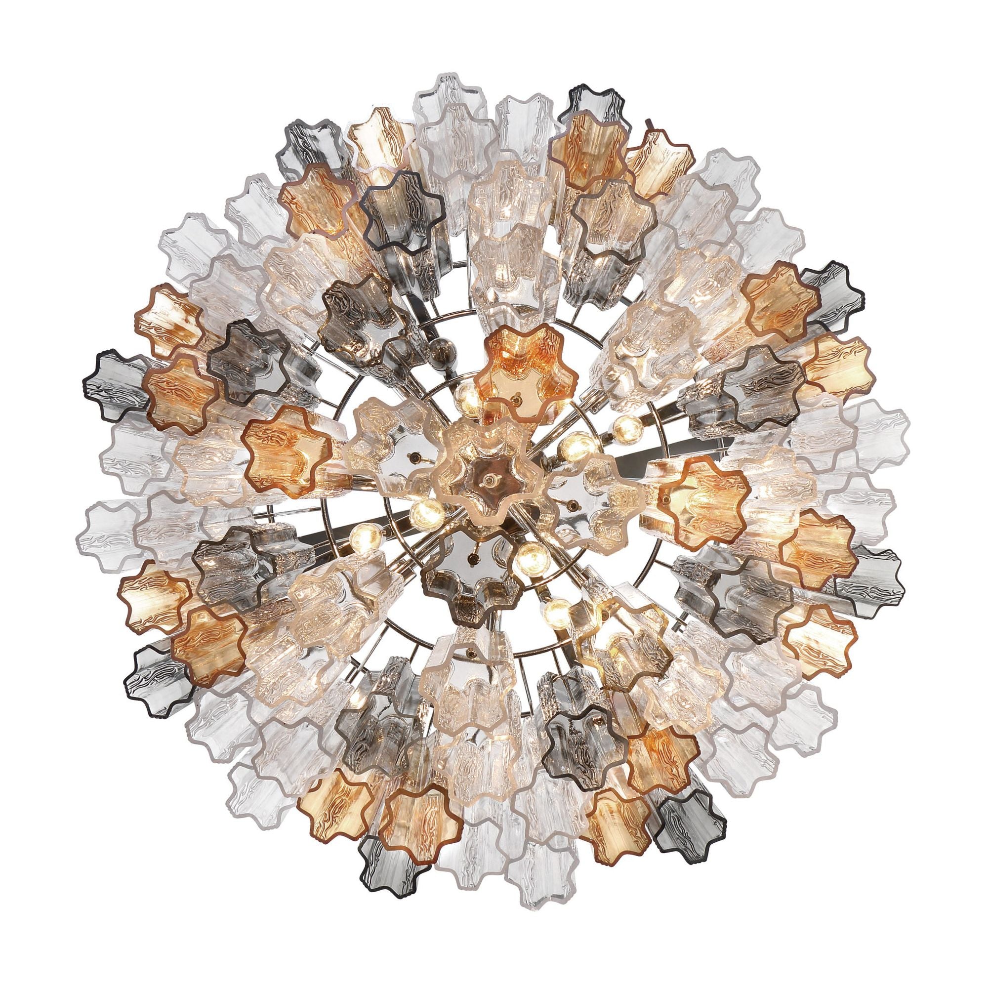 Addis 32'' Polished Chrome Chandelier Multi 32"W x 21.5"H x 32"D