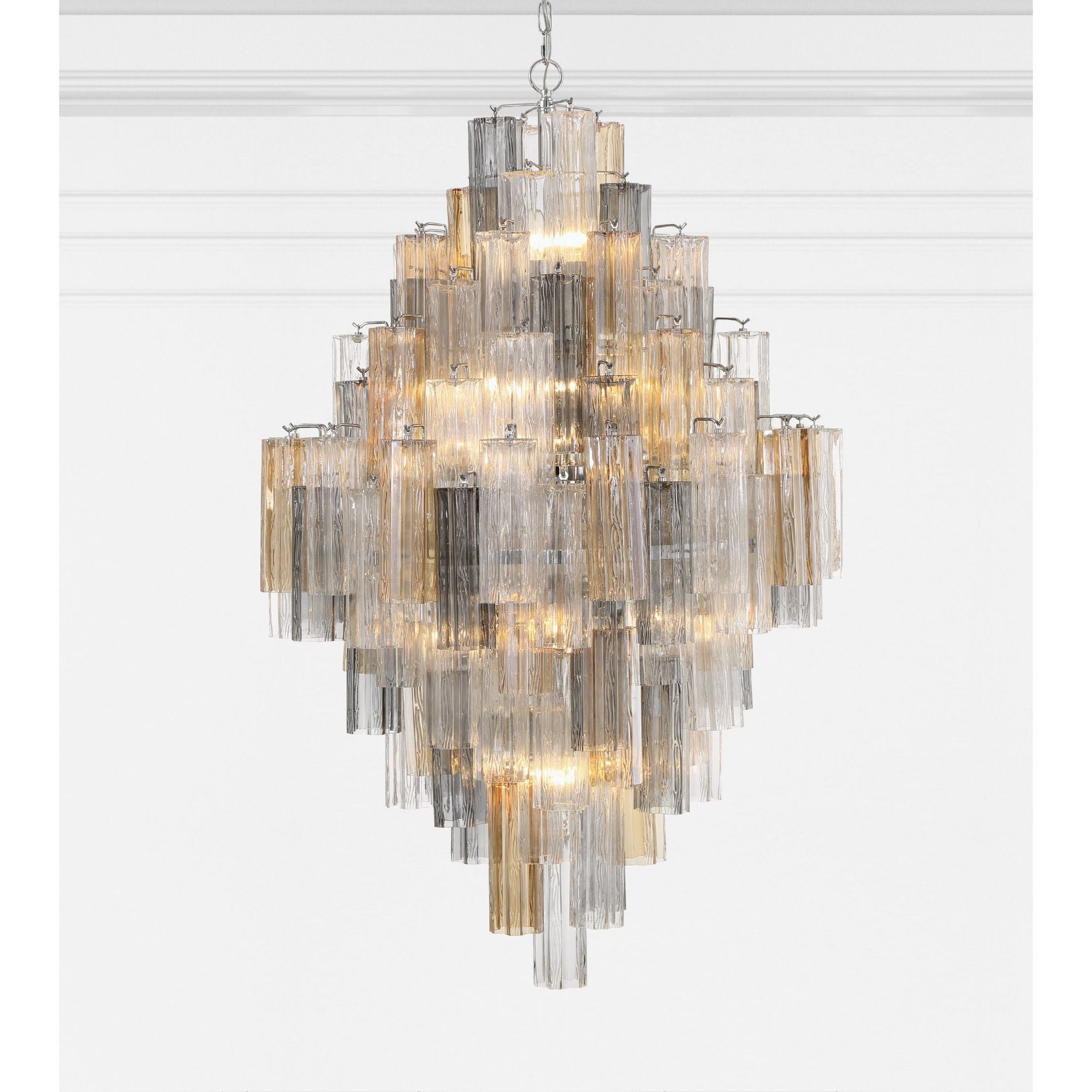 Addis 31.5'' Polished Chrome Chandelier Multi 31.5"W x 50.5"H x 31.5"D