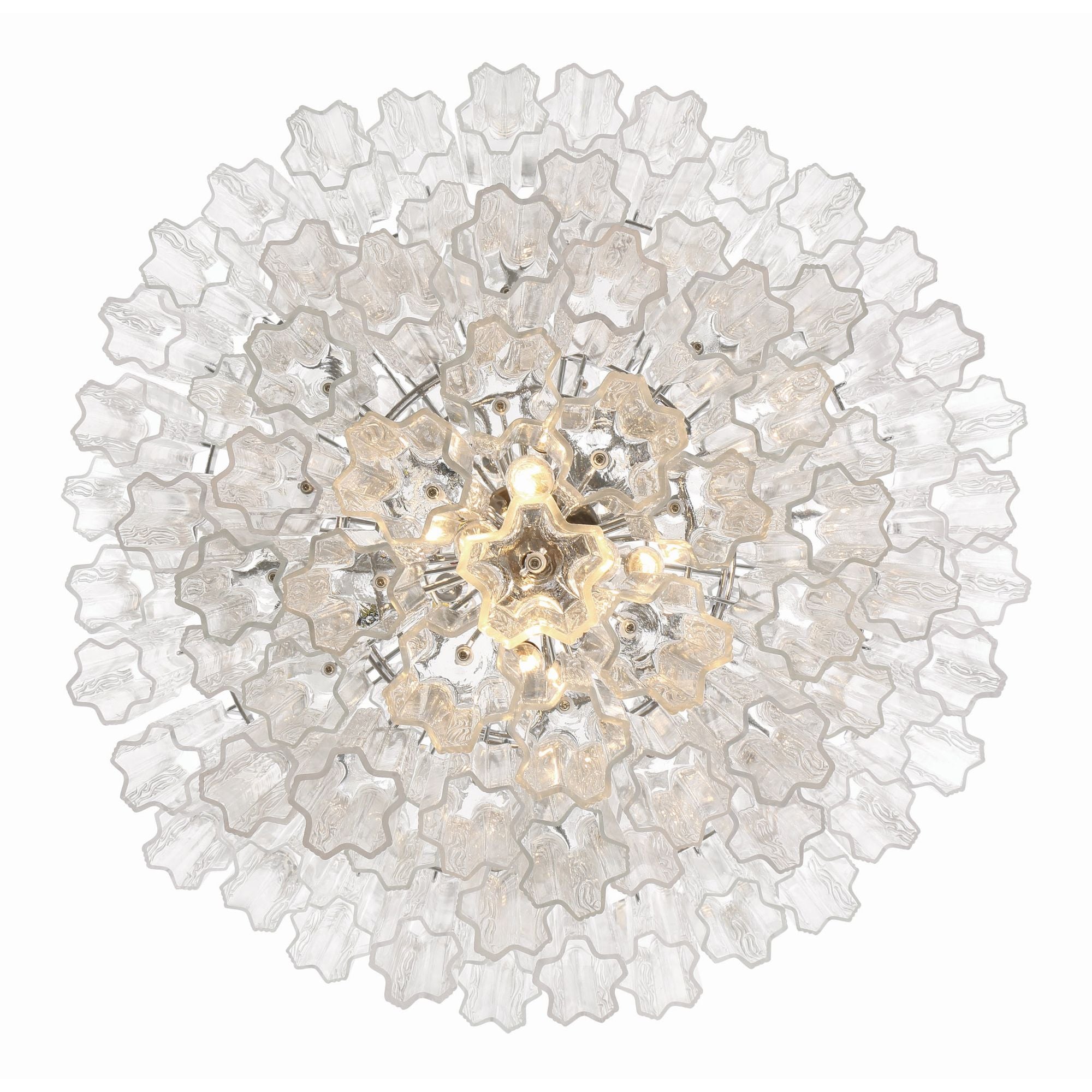 Addis 31.5'' Polished Chrome Chandelier Clear 31.5"W x 50.5"H x 31.5"D