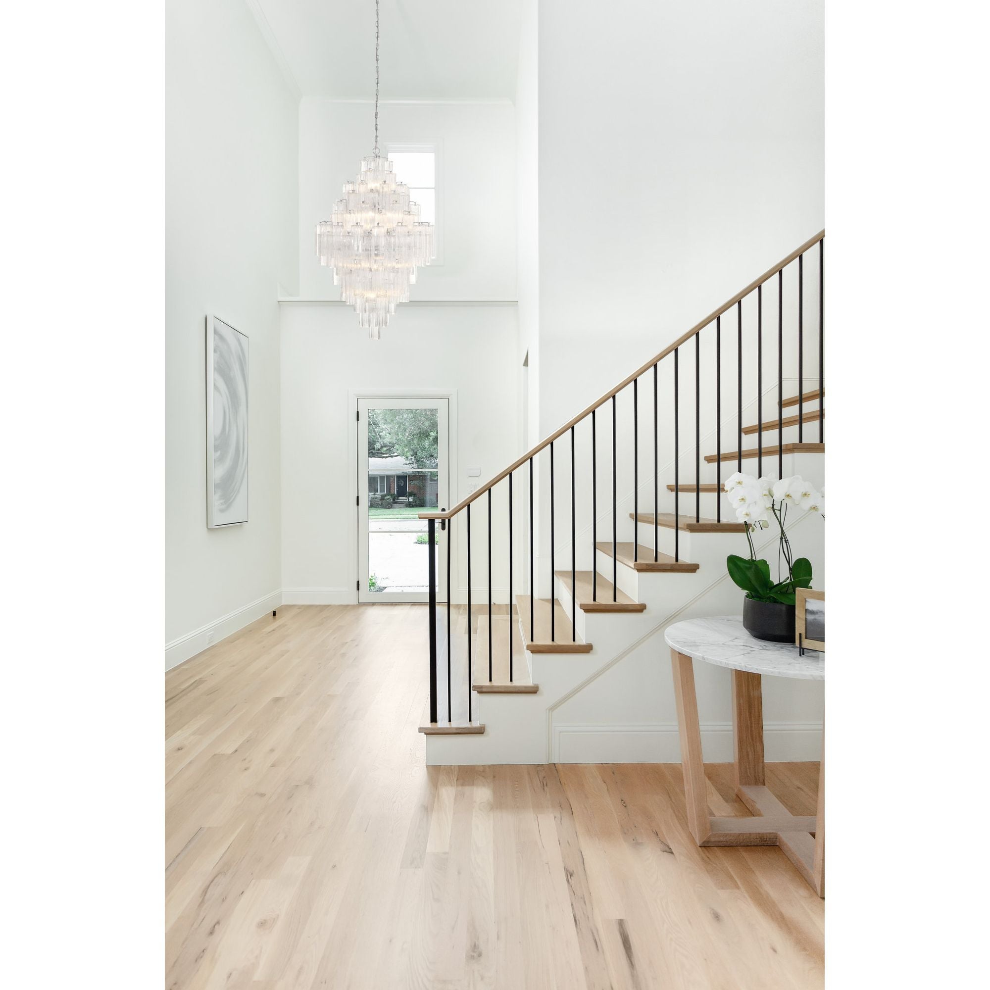 Addis 31.5'' Polished Chrome Chandelier Clear 31.5"W x 50.5"H x 31.5"D