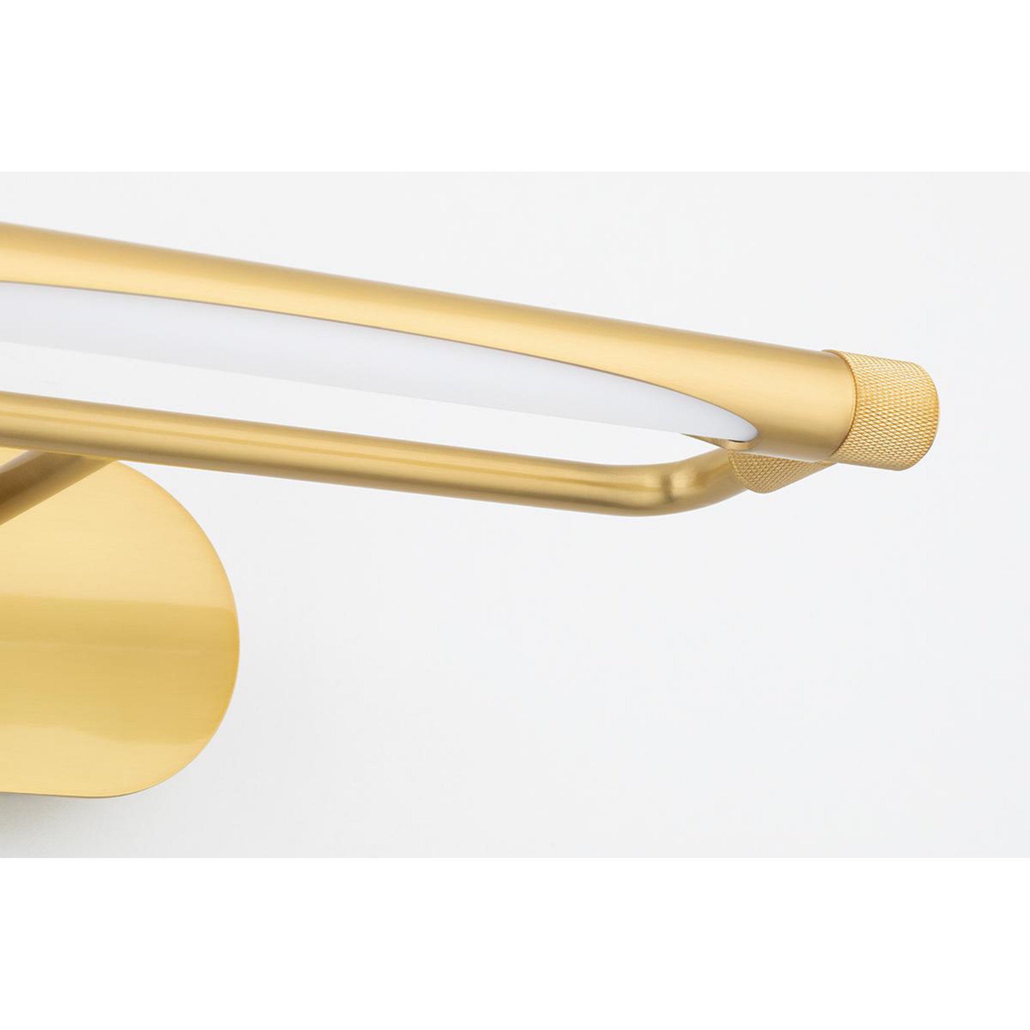 Berkshire 1-Light Picture Light in Aged Brass 13L x 13W x 3.5H