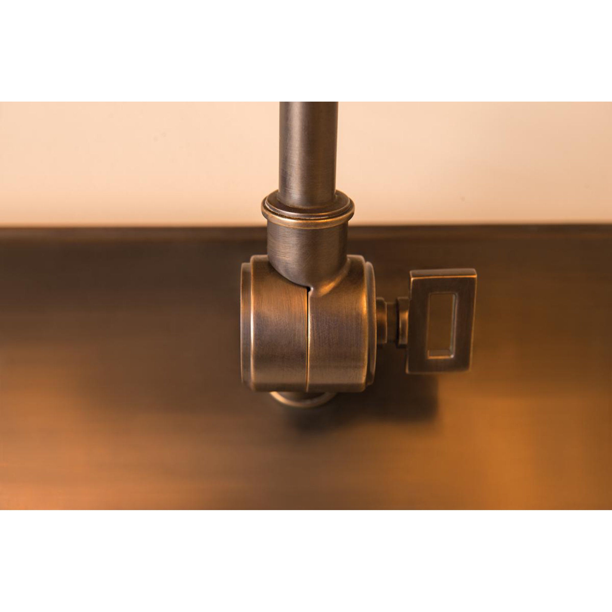 Woodbury 4-Light Picture Light in Aged Brass 30L x 30W x 6H