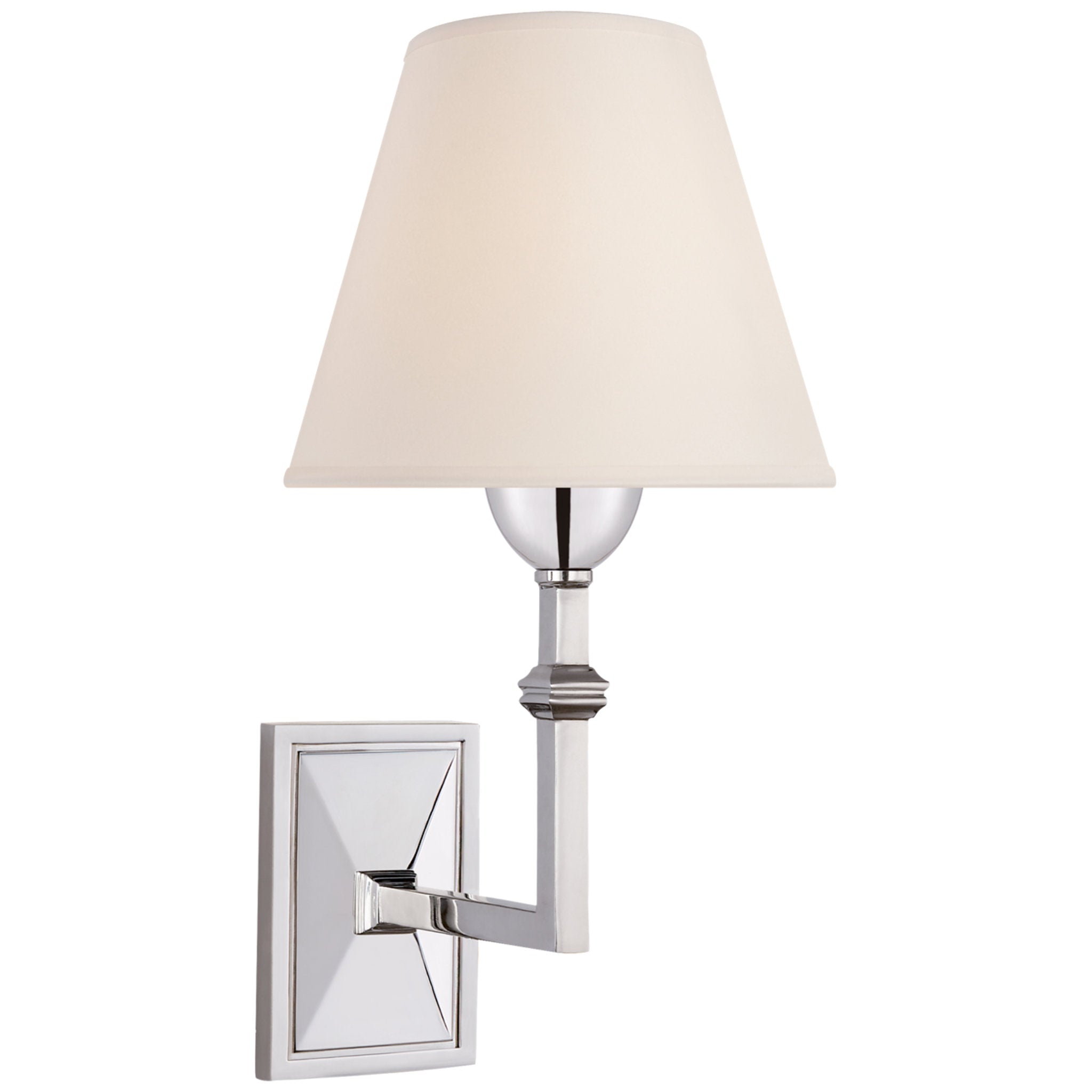 Visual Comfort AH 2305PN-NP Alexa Hampton Jane Wall Sconce in Polished Nickel Open Box