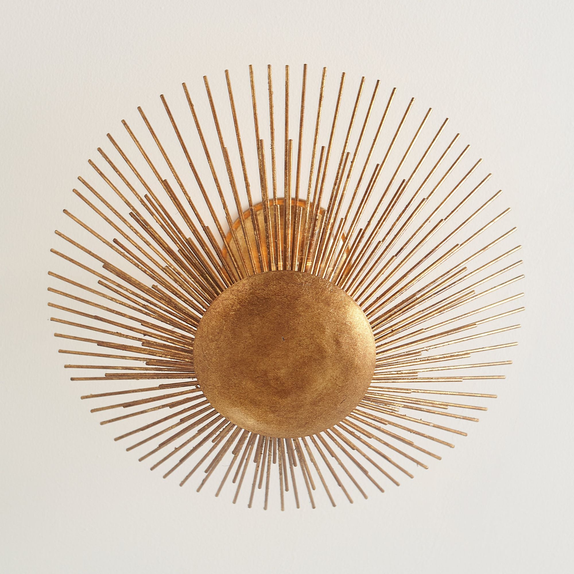 Alexa Hampton Helios Large Semi-Flush Mount in Antique Gild