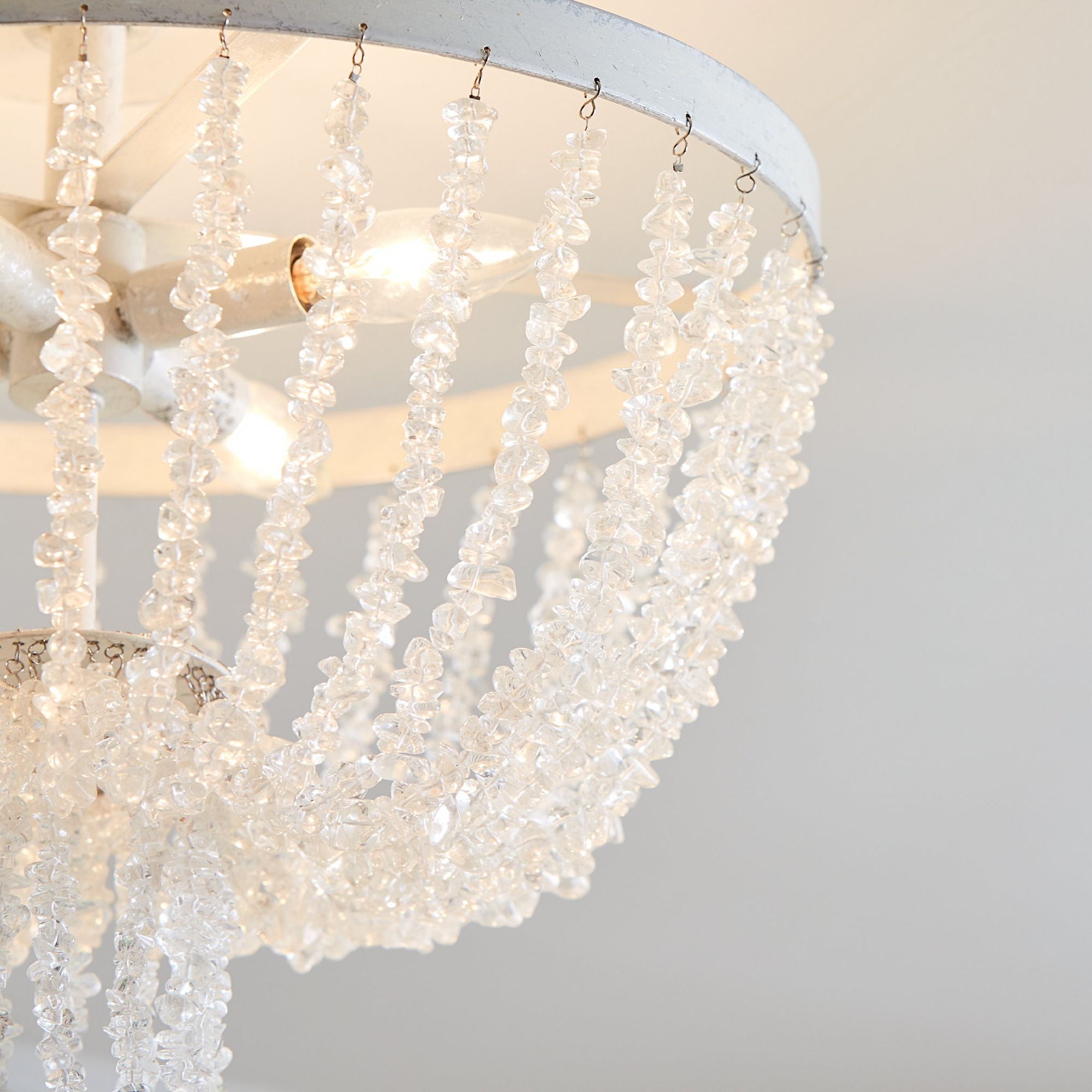 Alexa Hampton Leon Flush Mount in Salt Mist