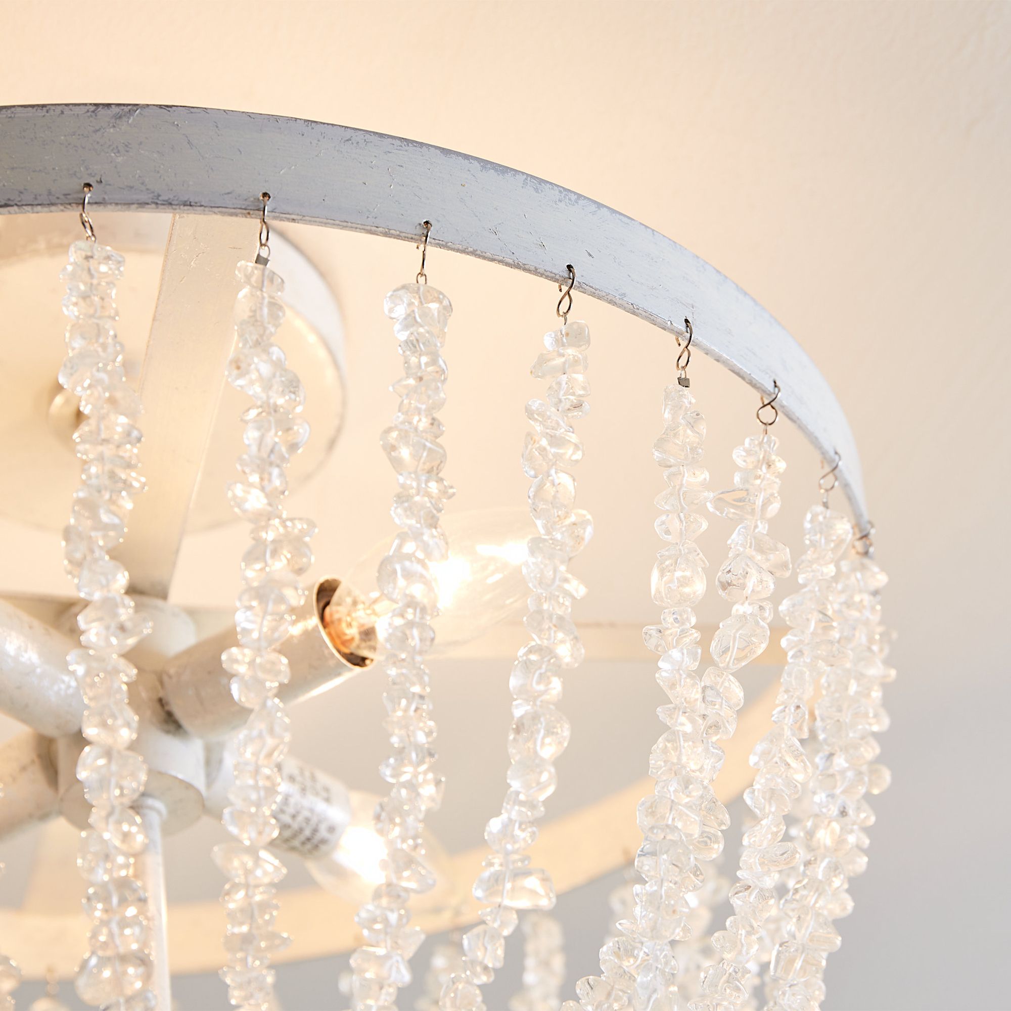 Alexa Hampton Leon Flush Mount in Salt Mist