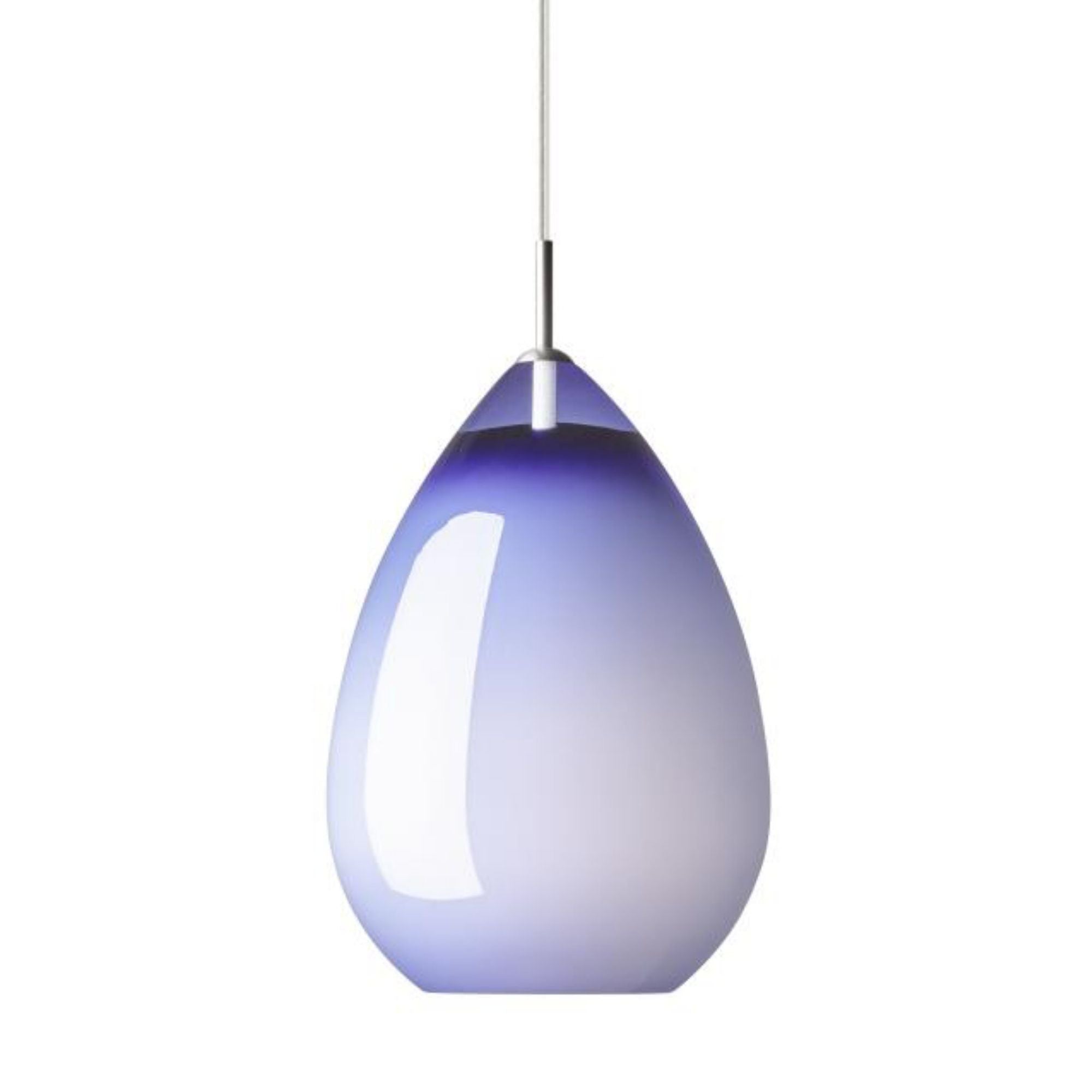 Alina Grande Pendant Line-Voltage Pendants/Suspension 1-Light Satin Nickel by Sean Lavin