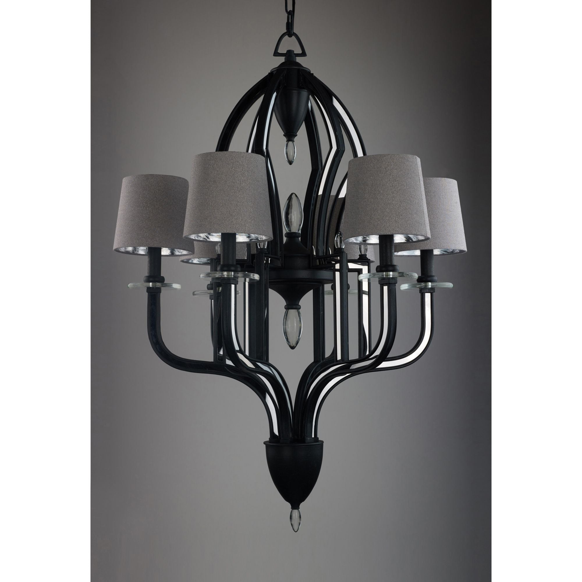 Studio M SM23336MTAR Hermitage 6-Light Pendant in Anthracite