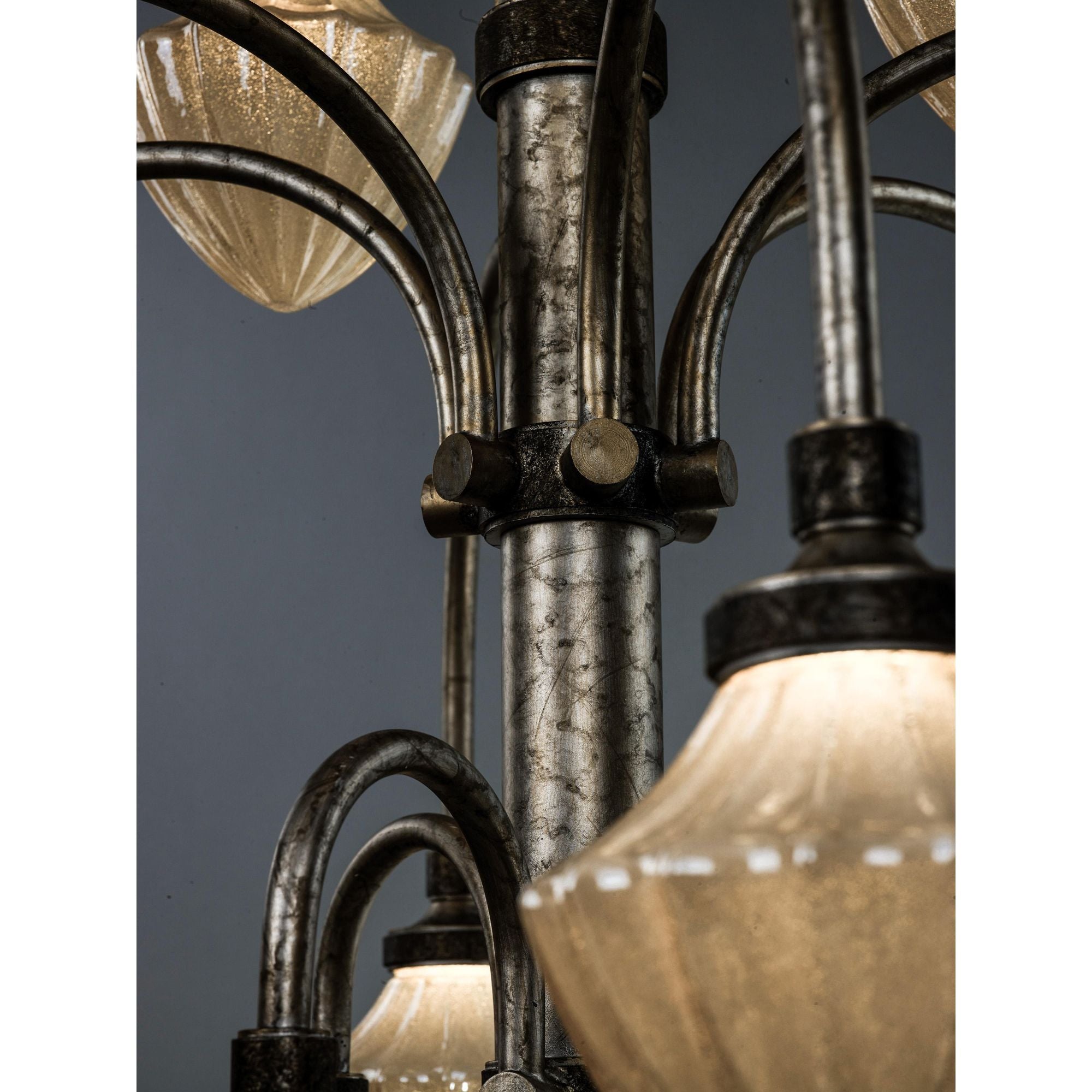 Studio M SM23438TGAG Wilshire 13-Light LED Chandelier in Argent