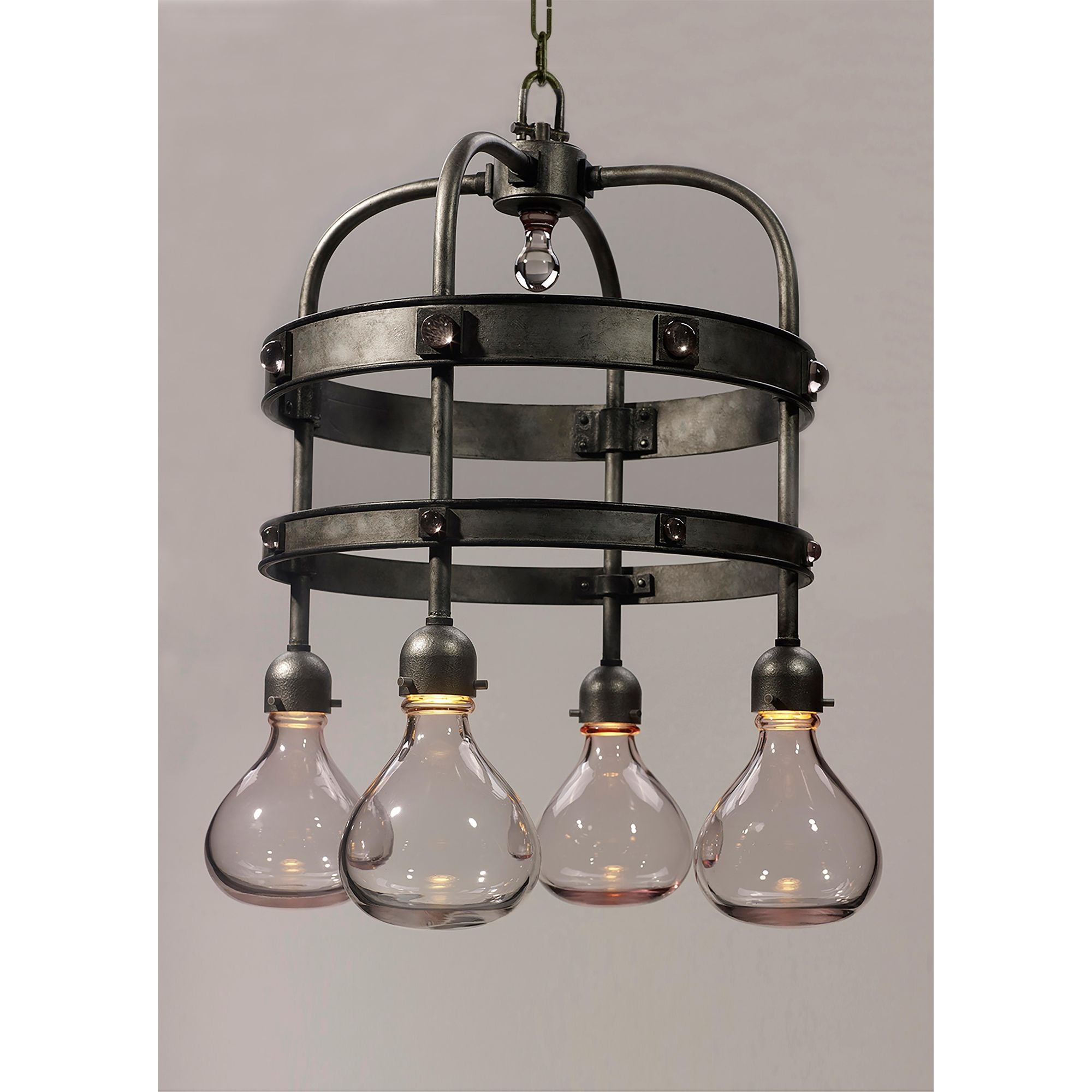 Studio M SM23454MLBS Napa 4-Light LED Pendant in Blacksmith