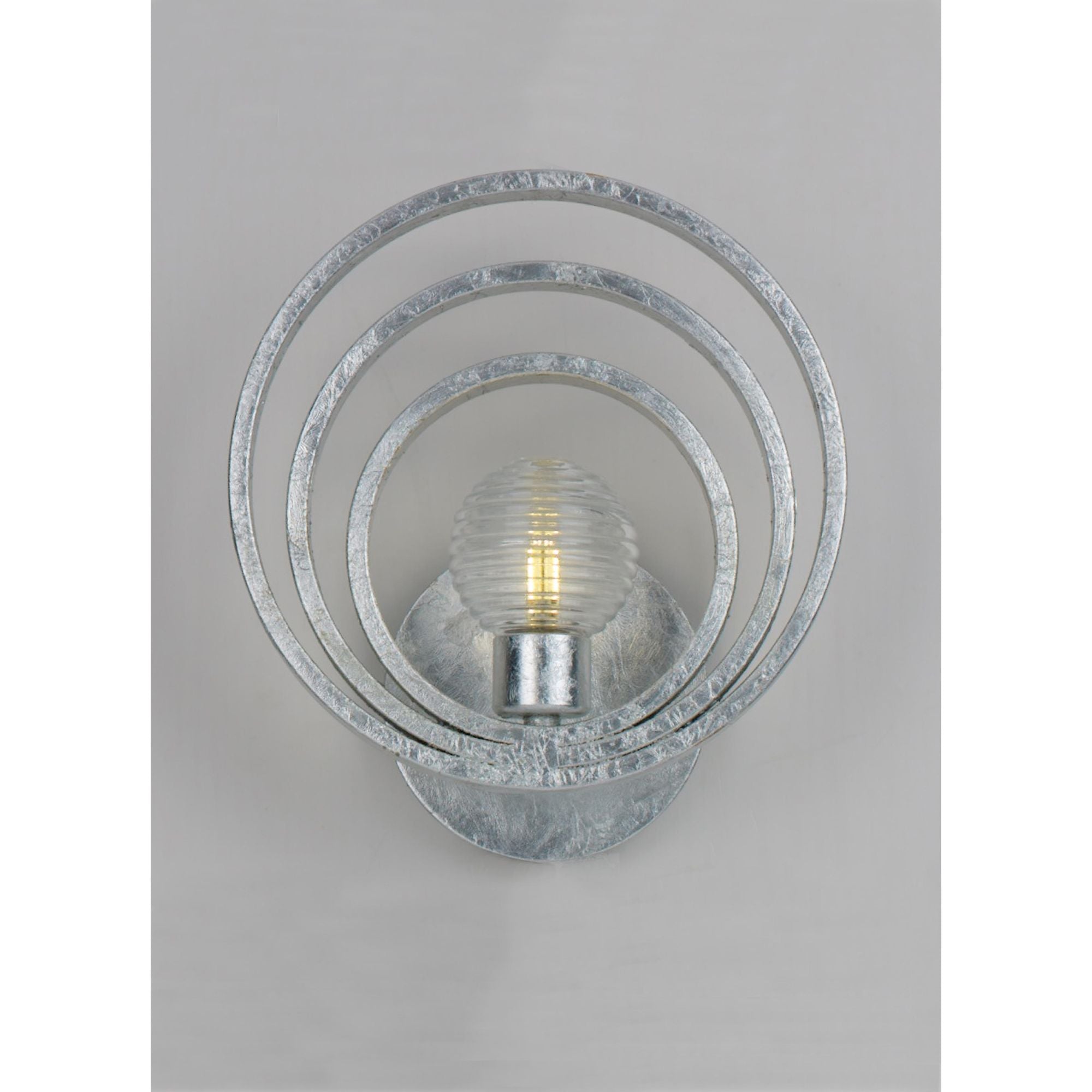 Studio M SM23631CRSL Frequency 1-Light Wall Sconce in Silver Leaf