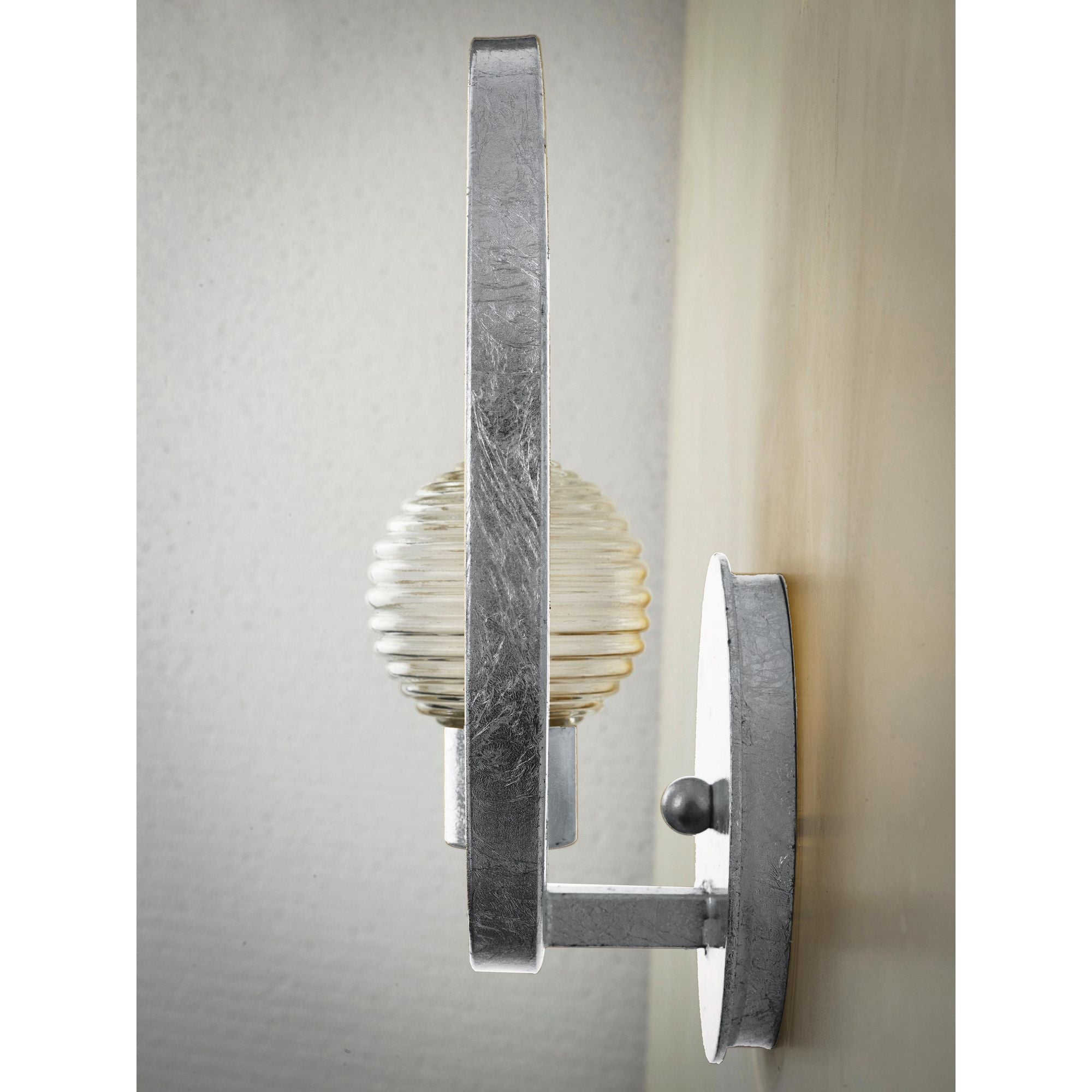 Studio M SM23631CRSL Frequency 1-Light Wall Sconce in Silver Leaf