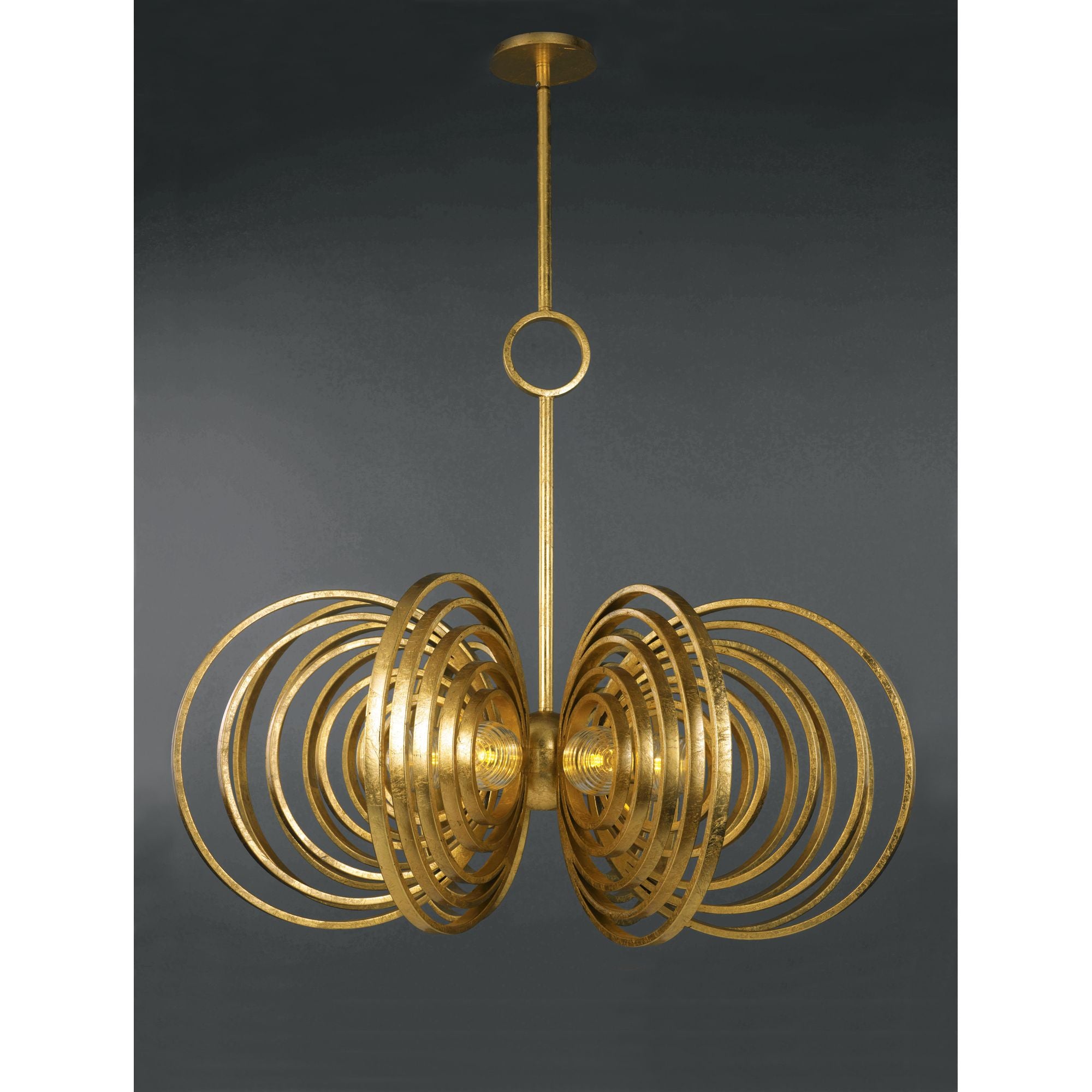 Studio M SM23636CRGL Frequency 6-Light Pendant in Gold Leaf