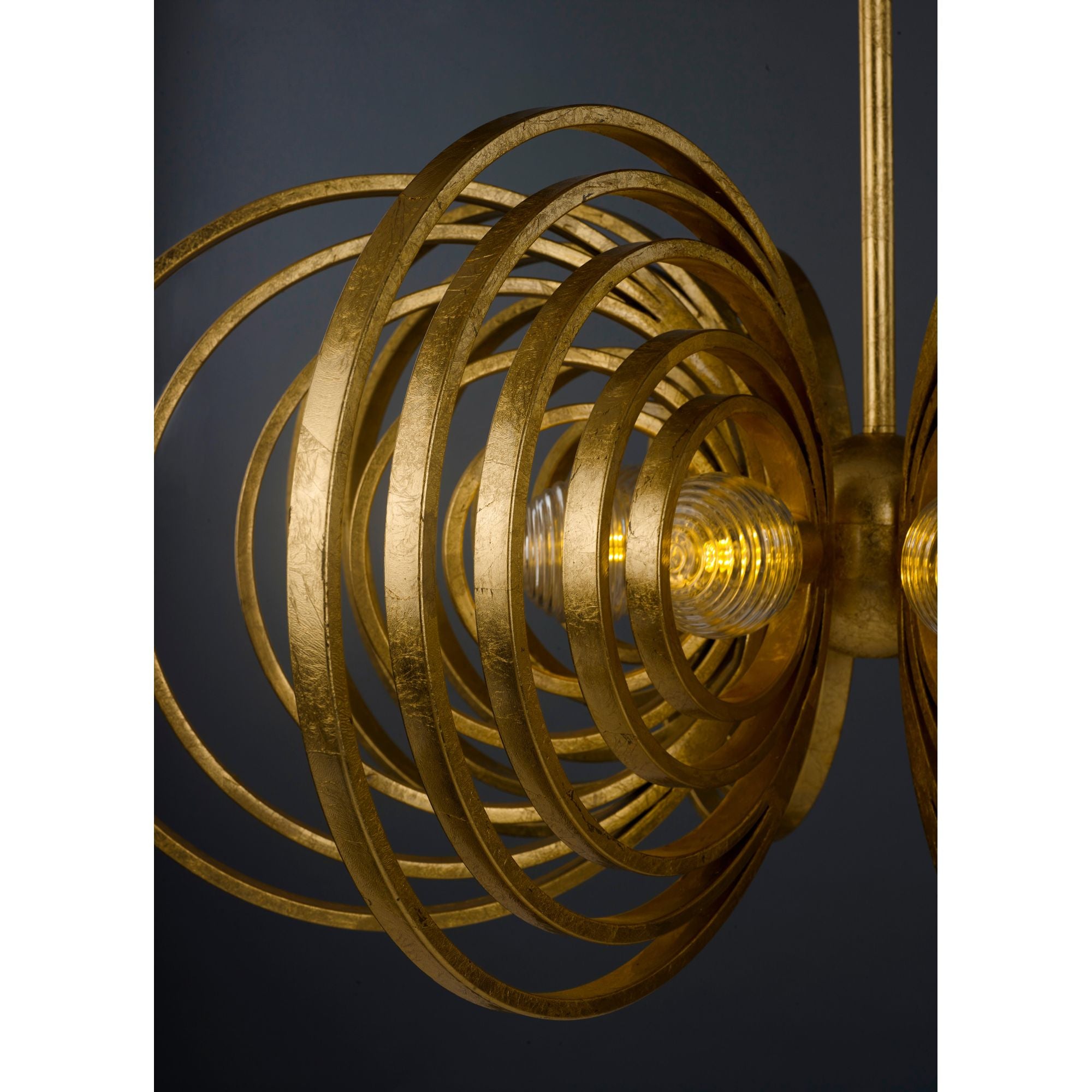 Studio M SM23636CRGL Frequency 6-Light Pendant in Gold Leaf