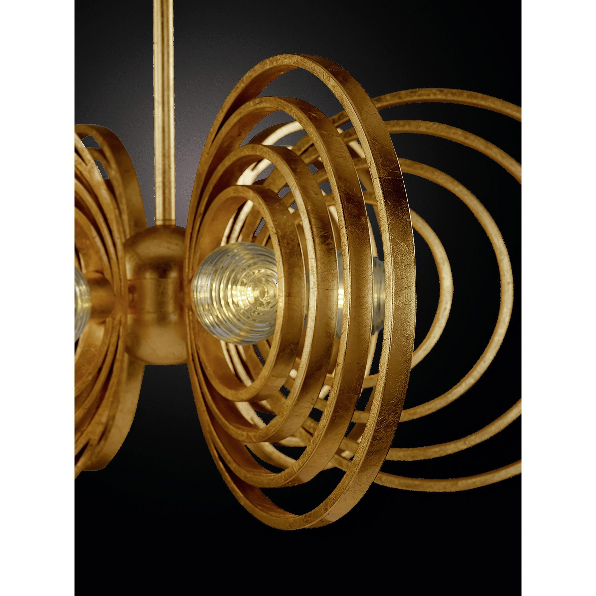 Studio M SM23636CRGL Frequency 6-Light Pendant in Gold Leaf