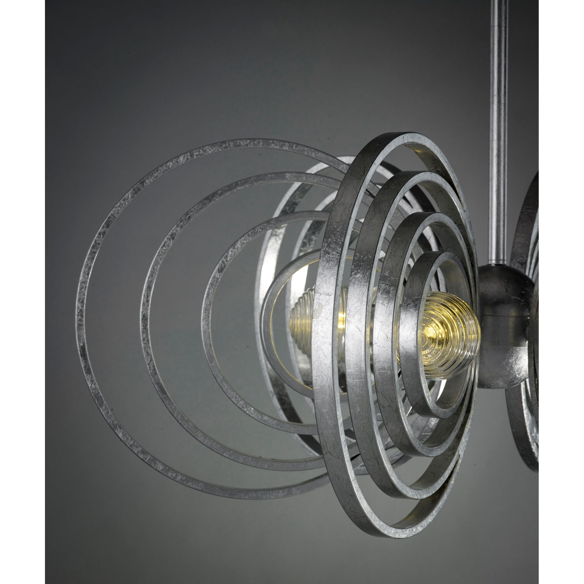 Studio M SM23636CRSL Frequency 6-Light Pendant in Silver Leaf