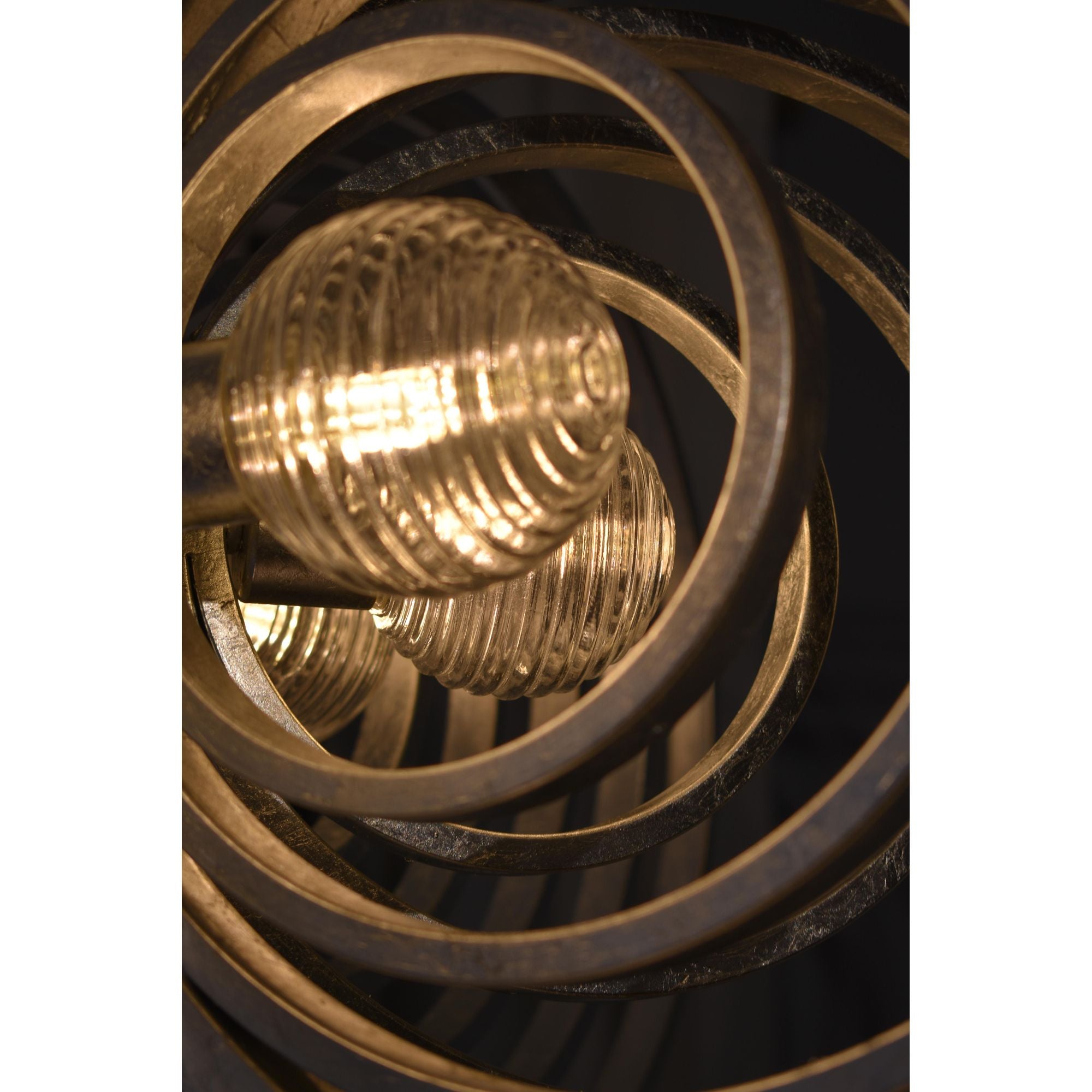 Studio M SM23638CRSL Frequency 8-Light Pendant in Silver Leaf