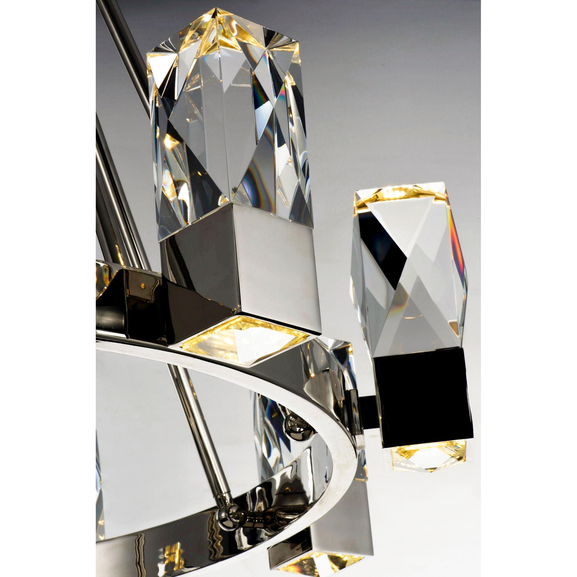 Studio M SM23645BCPN Empire 6-Light LED Chandelier in Polished Nickel