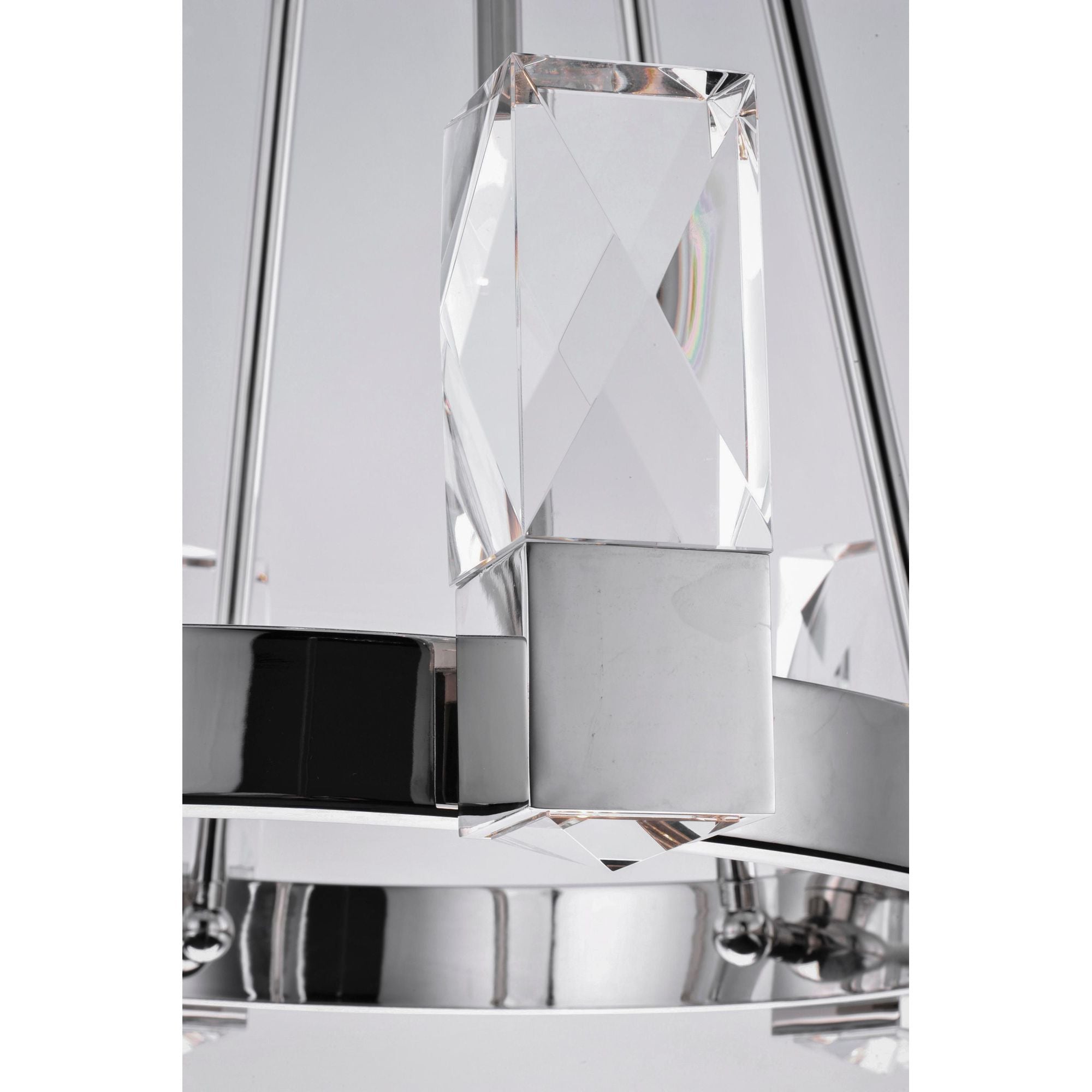 Studio M SM23645BCPN Empire 6-Light LED Chandelier in Polished Nickel