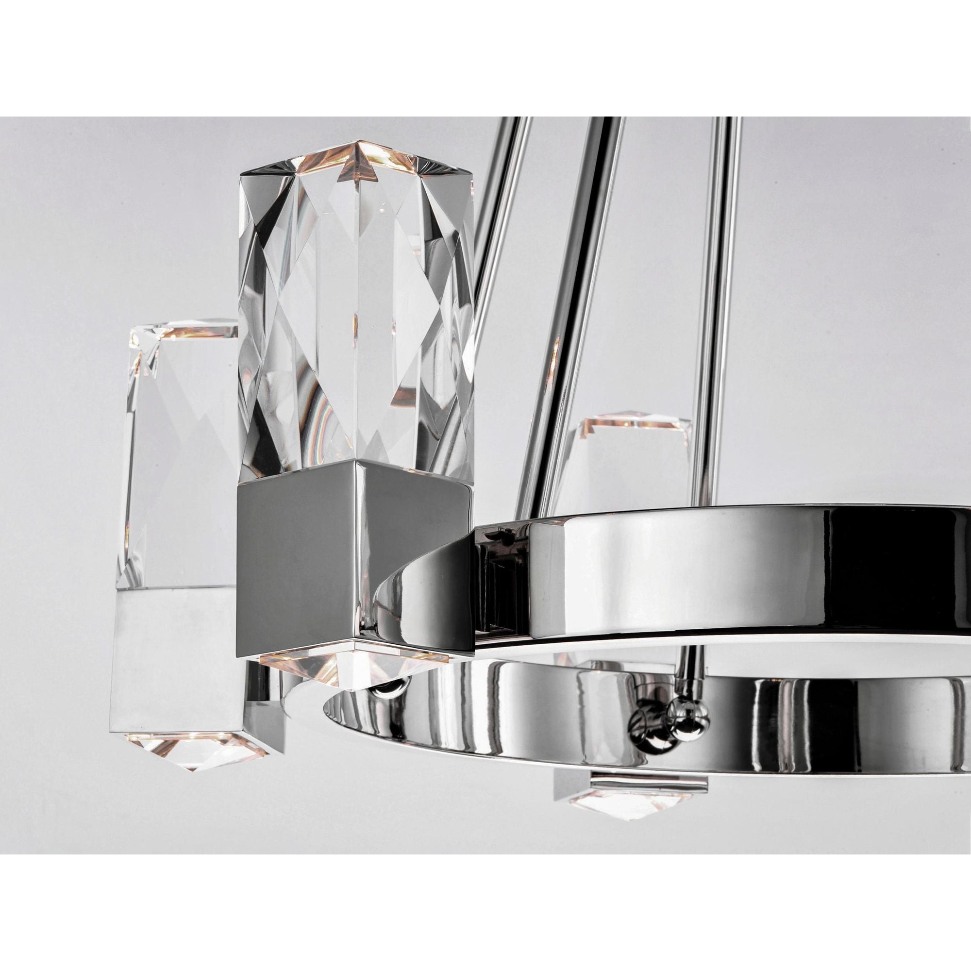 Studio M SM23648BCPN Empire 9-Light LED Chandelier in Polished Nickel