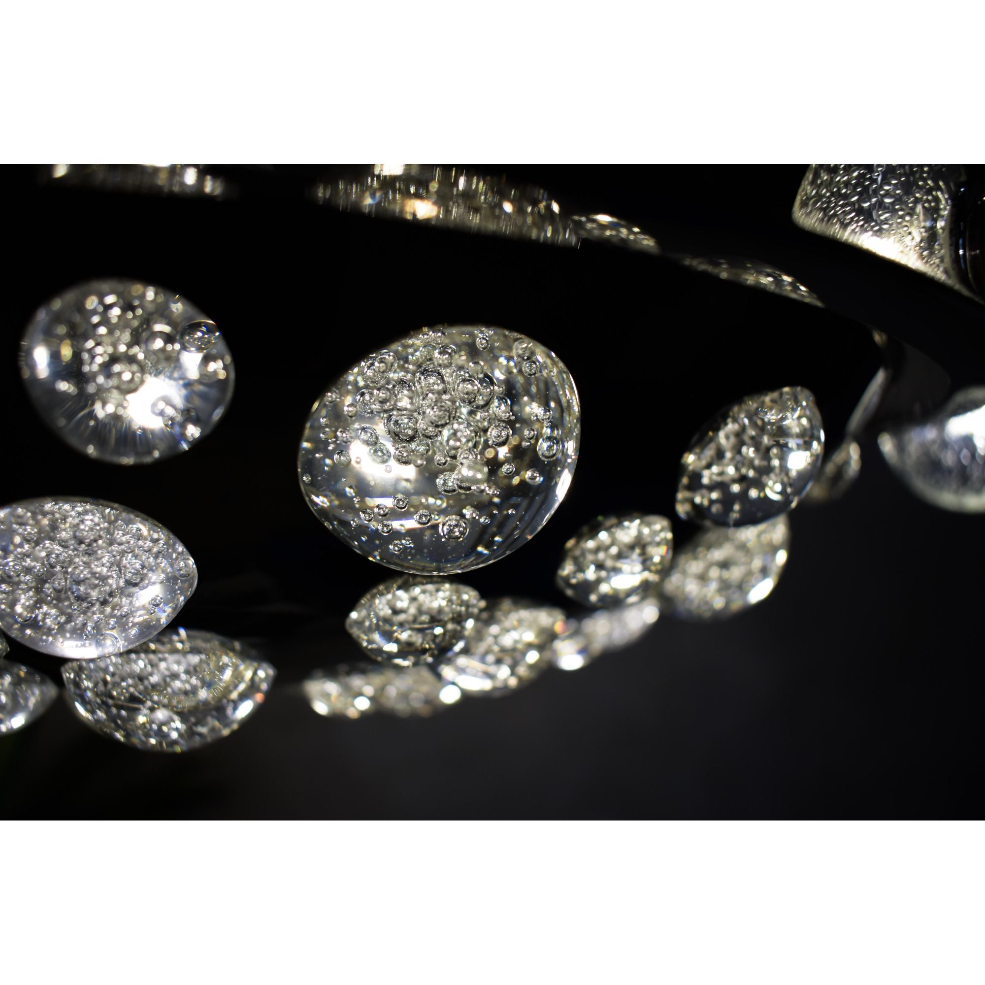 Studio M SM23743BGPS Cosmo 12-Light LED Chandelier in Plated Silver