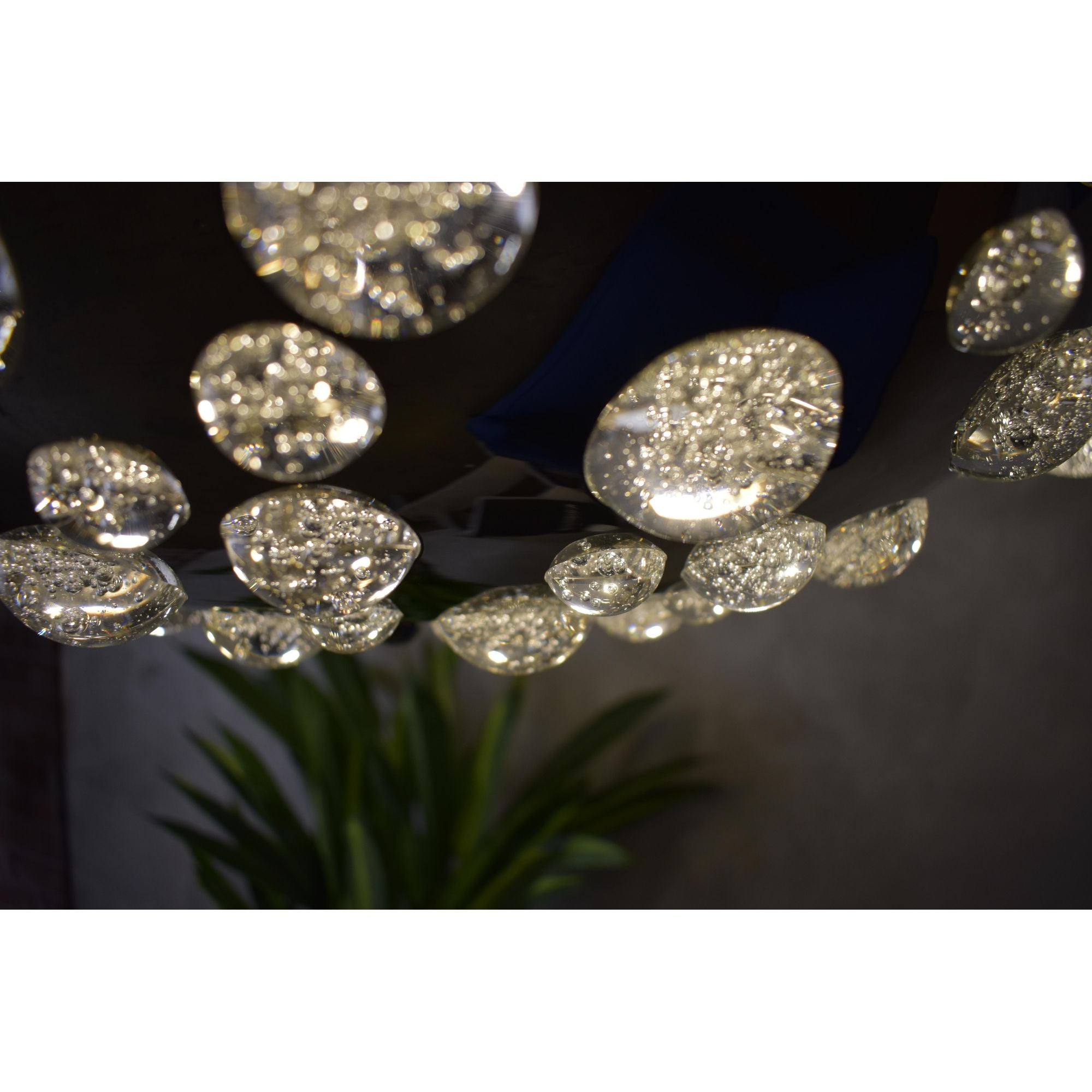 Studio M SM23743BGPS Cosmo 12-Light LED Chandelier in Plated Silver