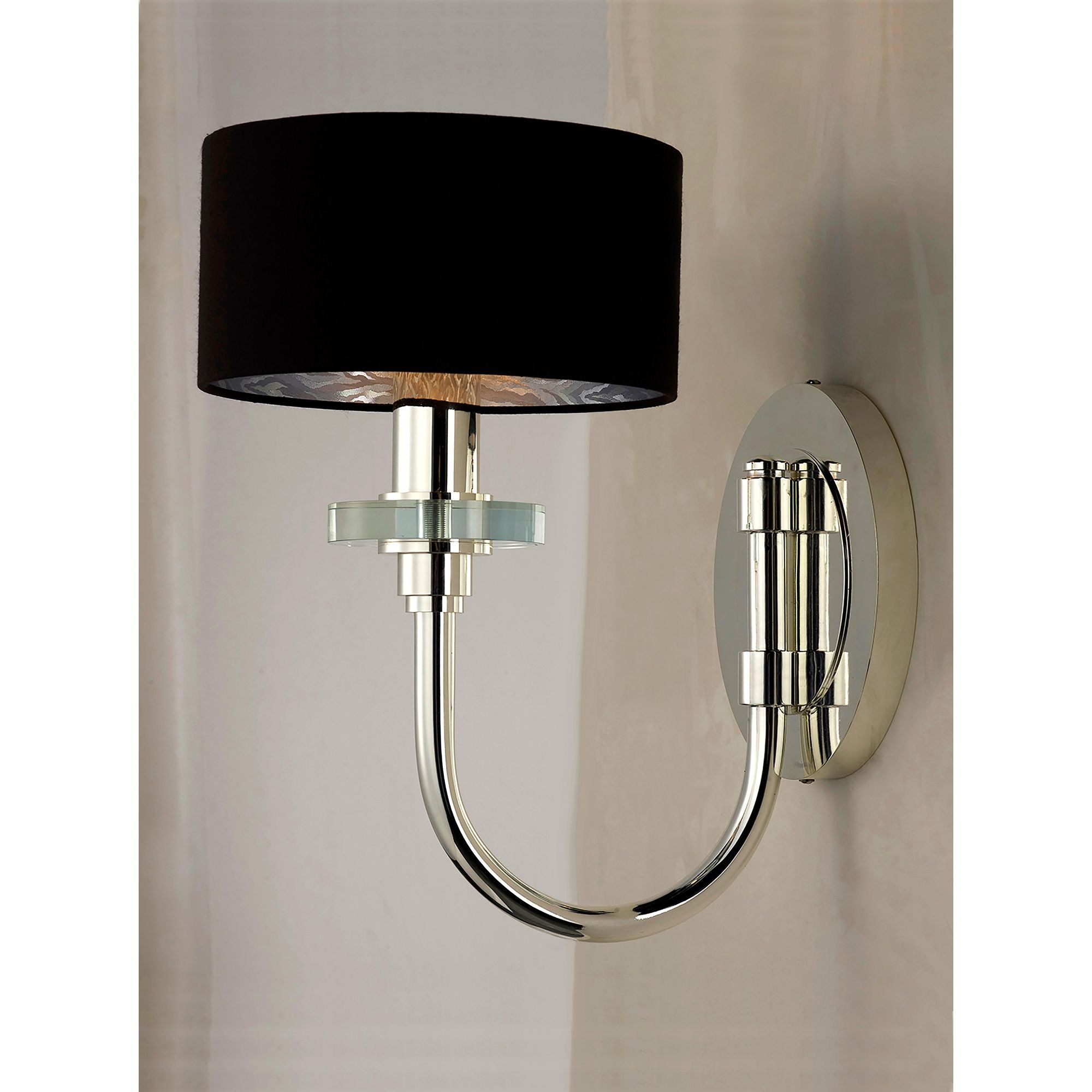 Studio M SM23751BTPS Manhattan 1-Light Wall Sconce in Plated Silver