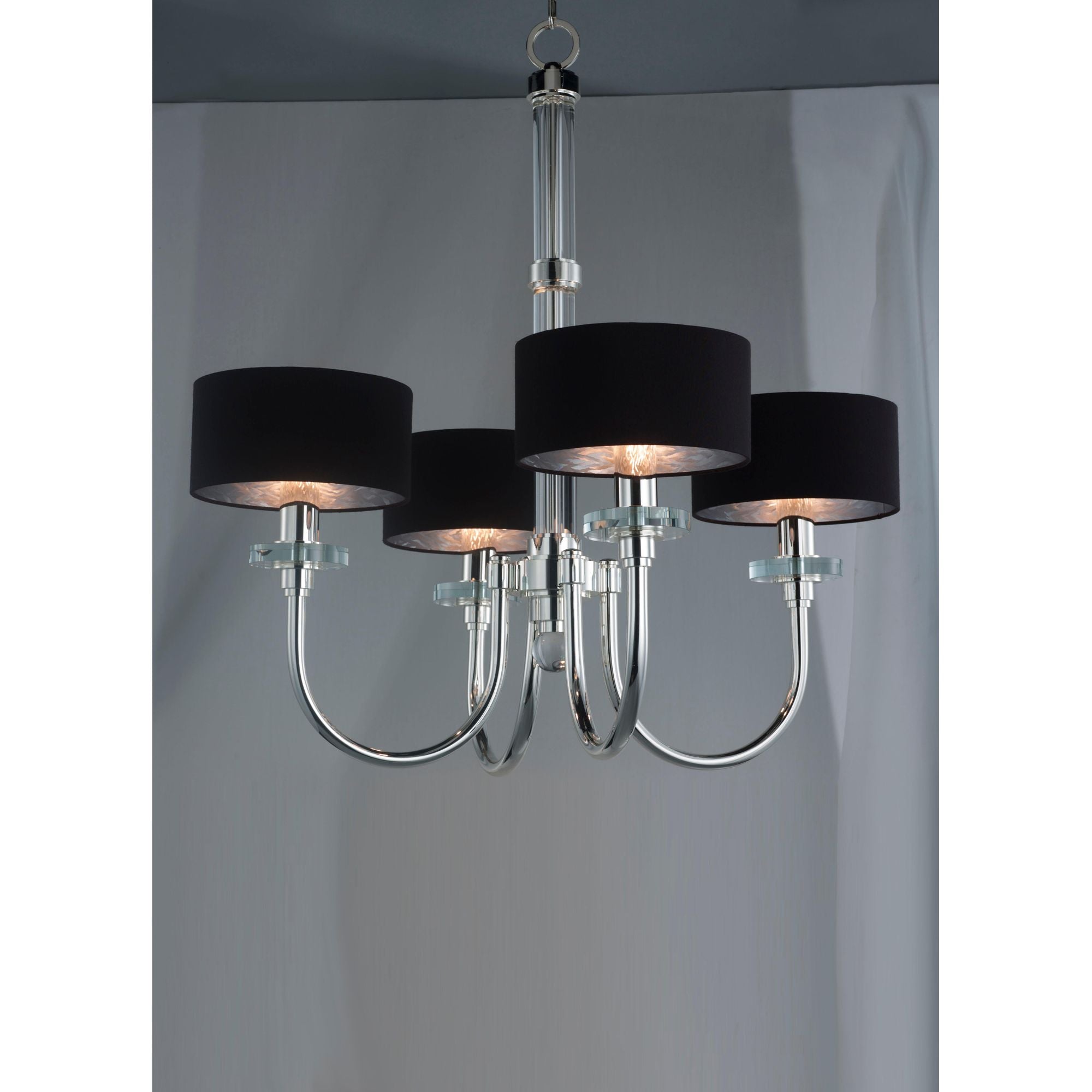 Studio M SM23754BTPS Manhattan 4-Light Chandelier in Plated Silver