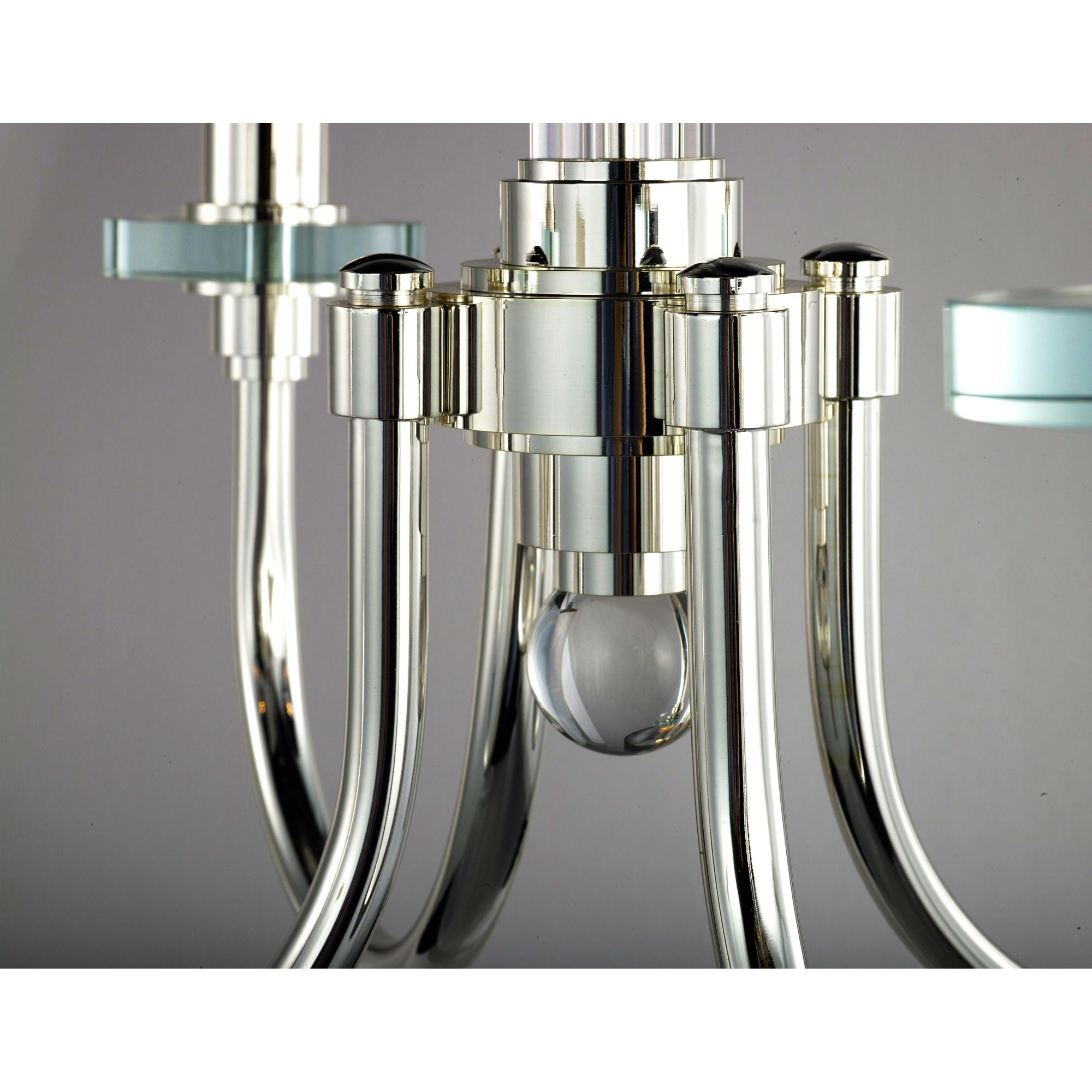 Studio M SM23754BTPS Manhattan 4-Light Chandelier in Plated Silver