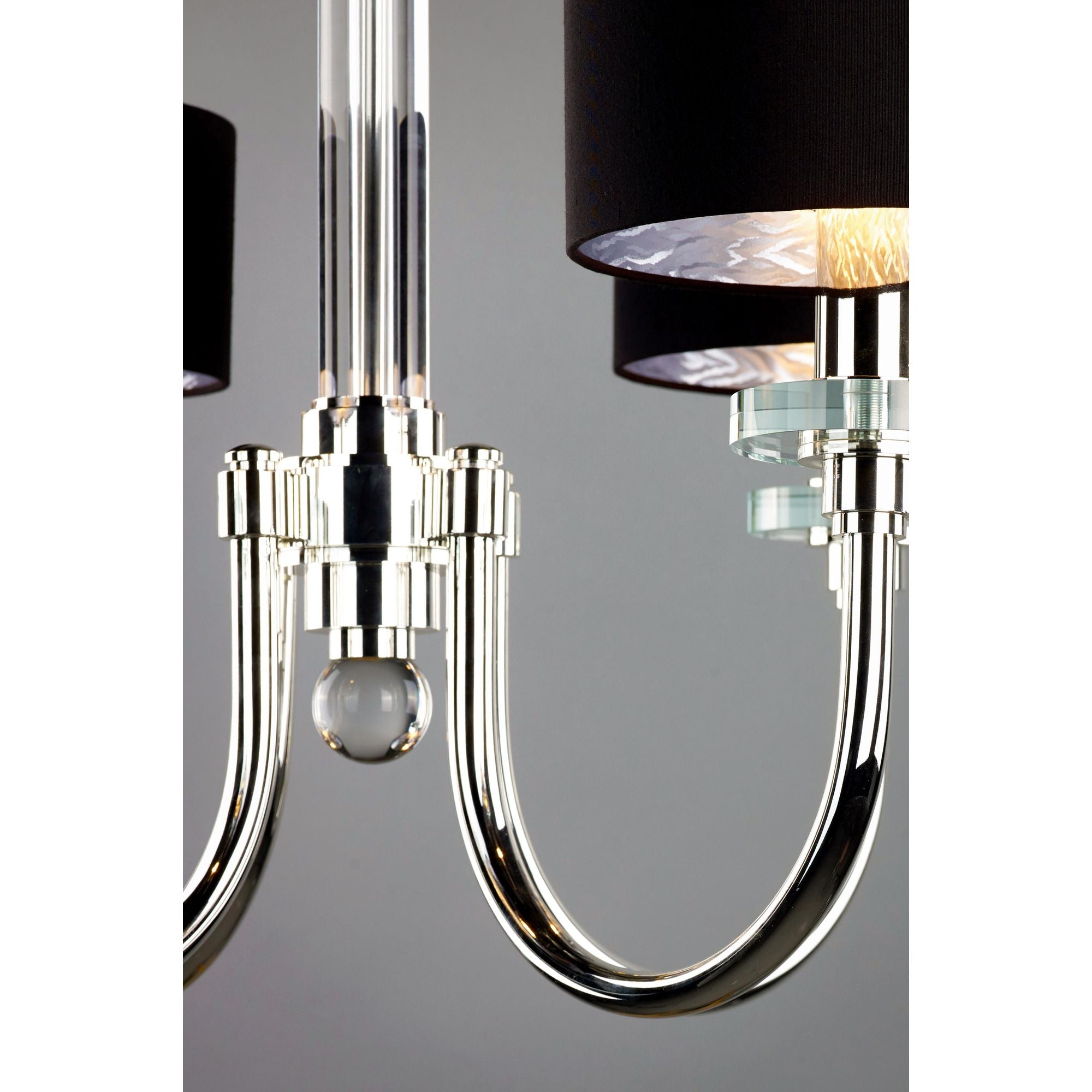 Studio M SM23754BTPS Manhattan 4-Light Chandelier in Plated Silver