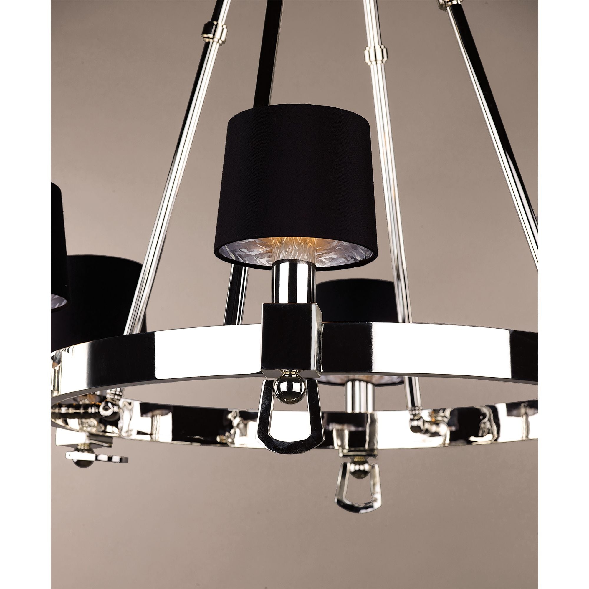 Studio M SM23766BTPS Jefferson 6-Light Chandelier in Plated Silver