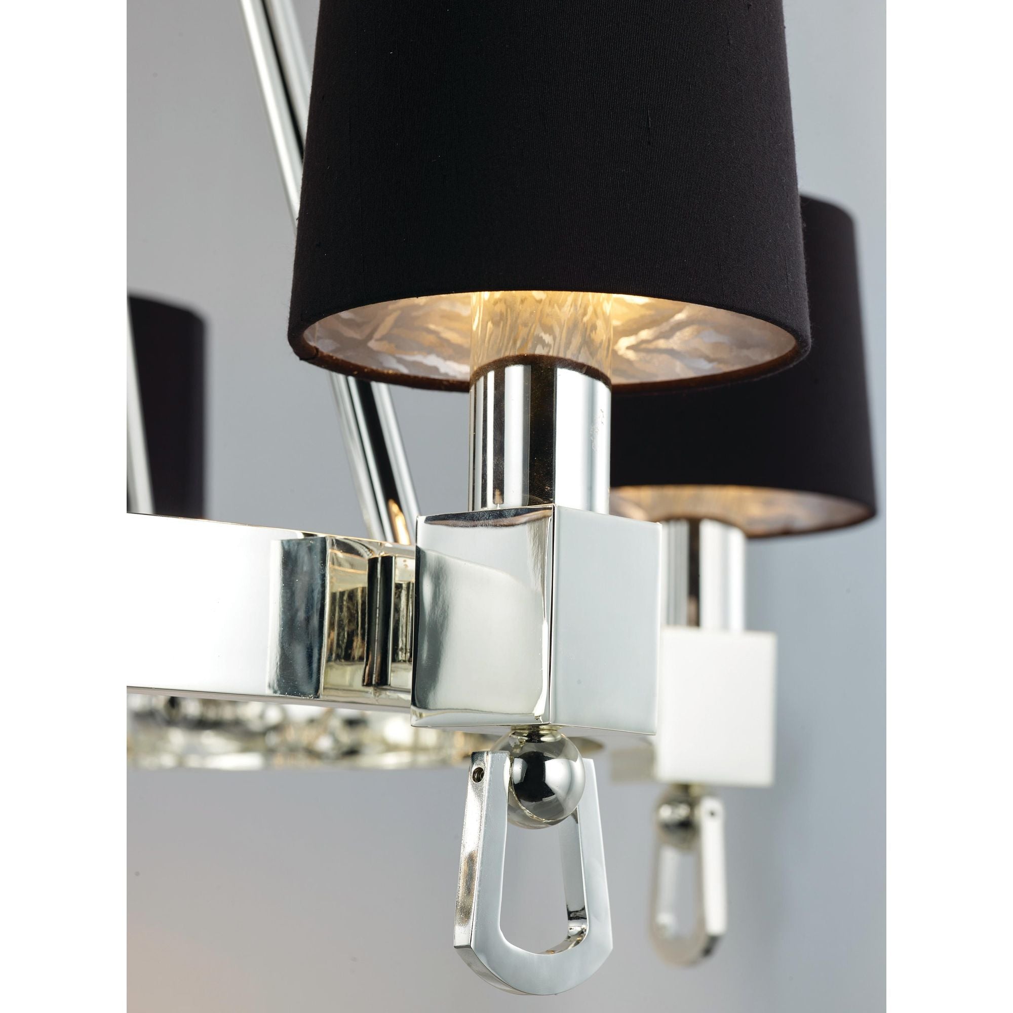 Studio M SM23766BTPS Jefferson 6-Light Chandelier in Plated Silver