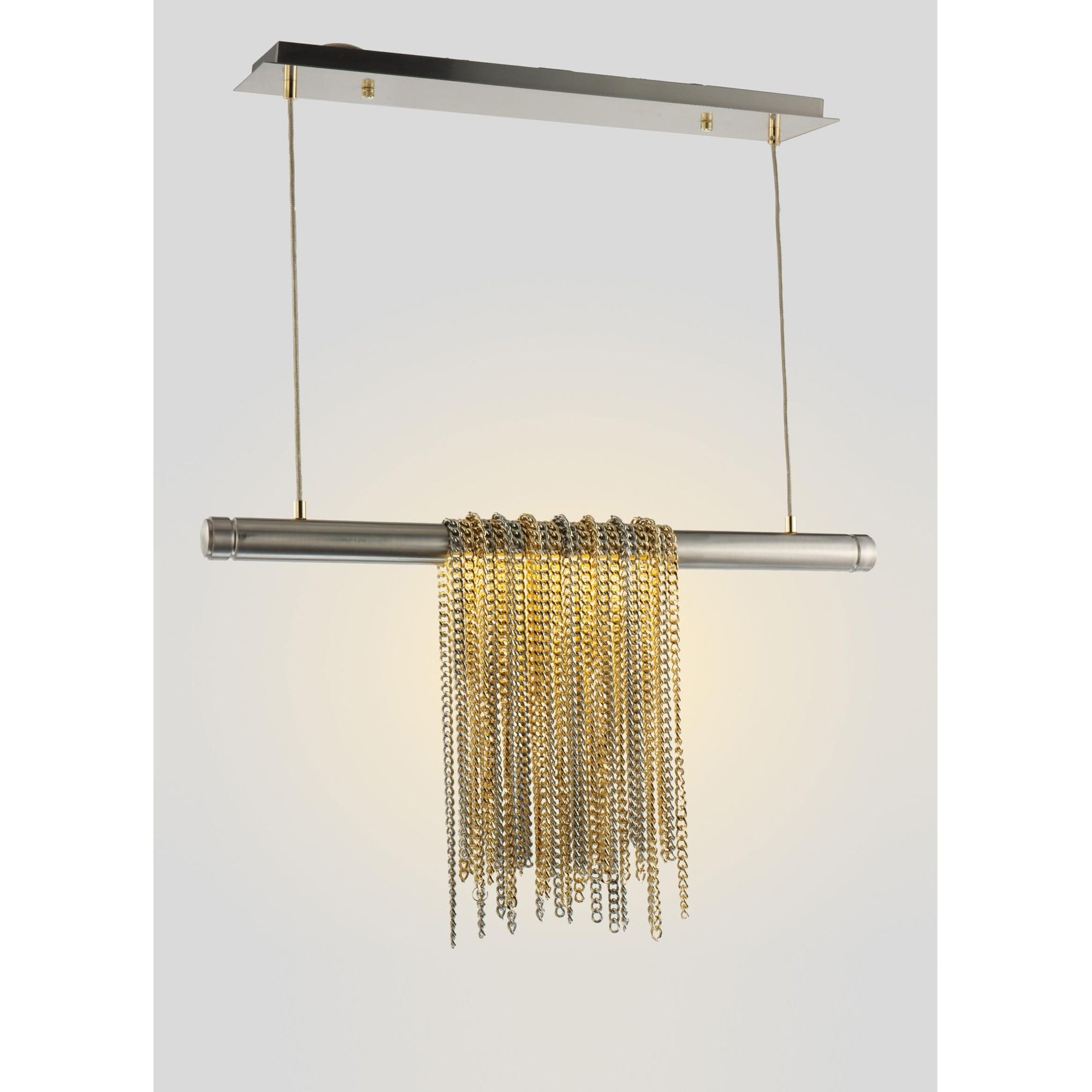 Studio M SM23769SNPG Trapeze 2-Light Pendant in Satin Nickel