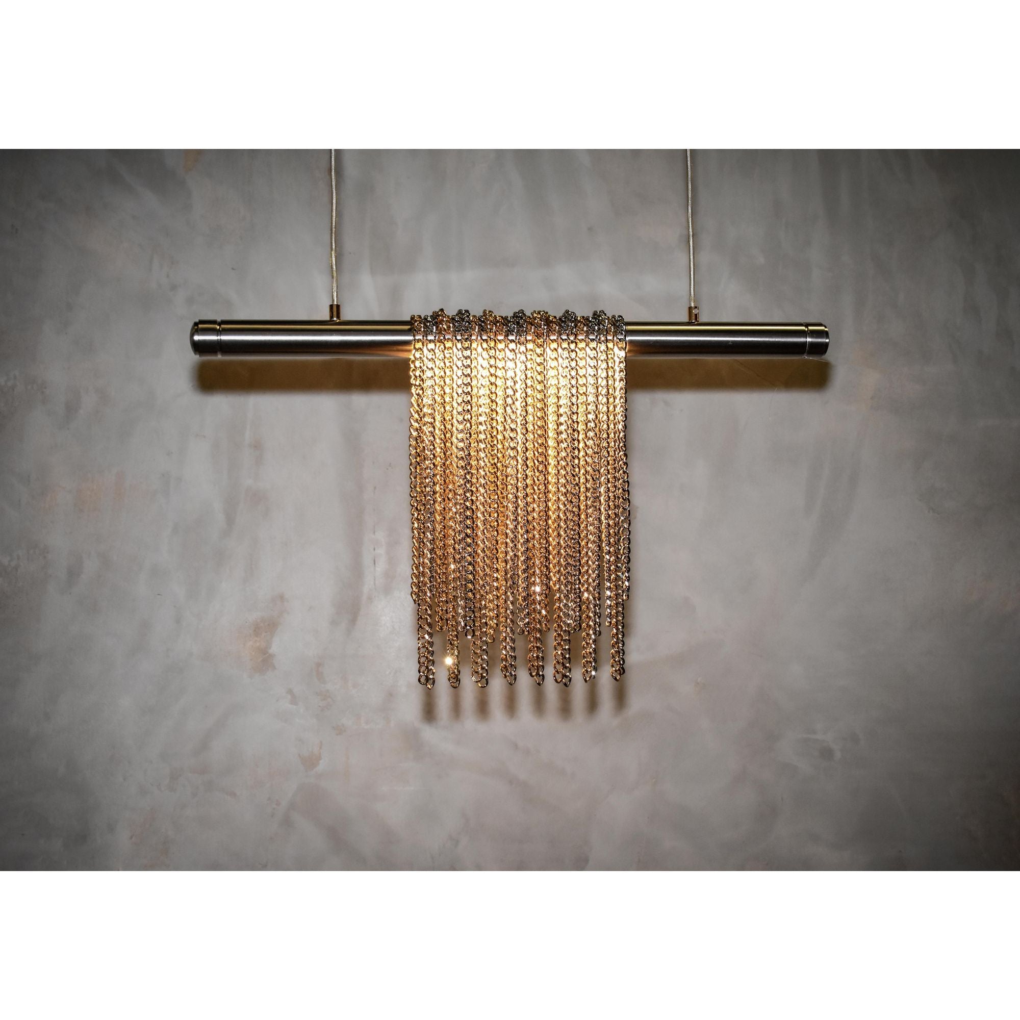 Studio M SM23769SNPG Trapeze 2-Light Pendant in Satin Nickel