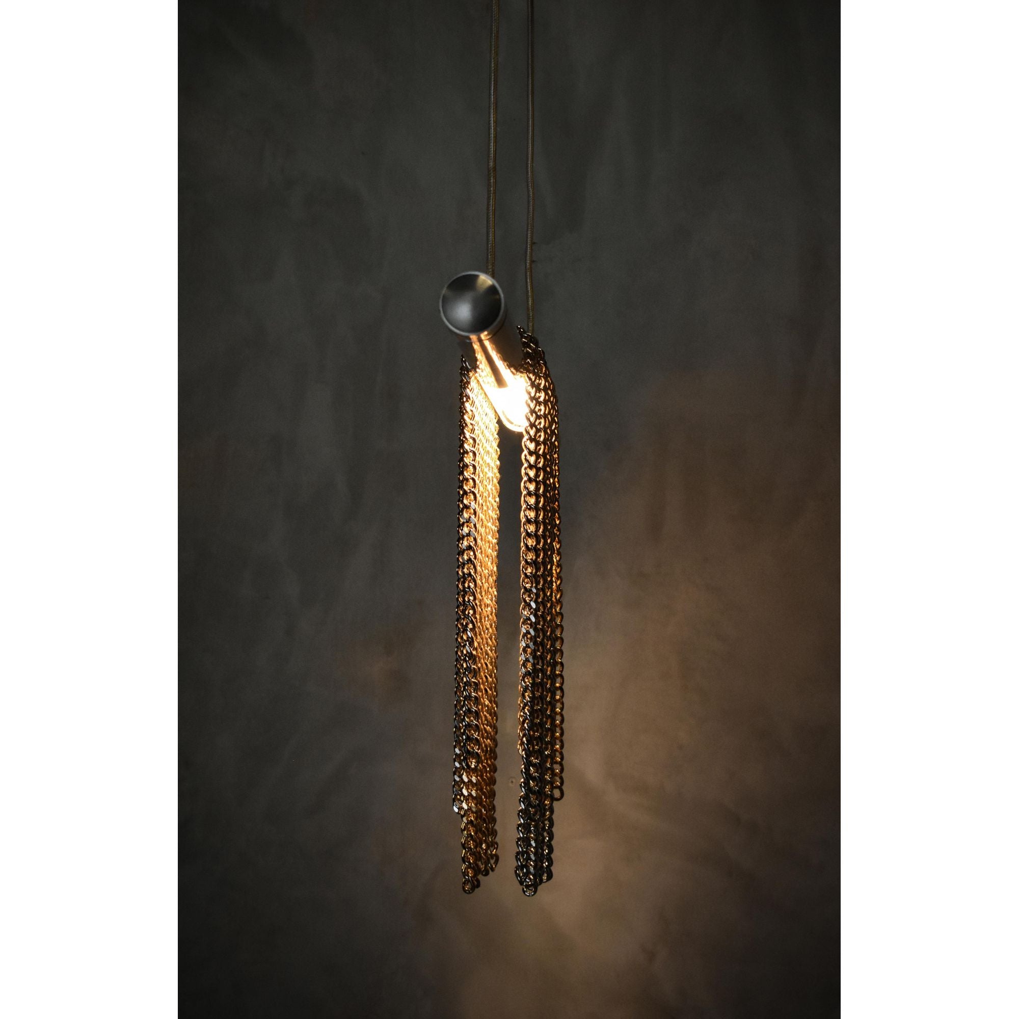 Studio M SM23769SNPG Trapeze 2-Light Pendant in Satin Nickel