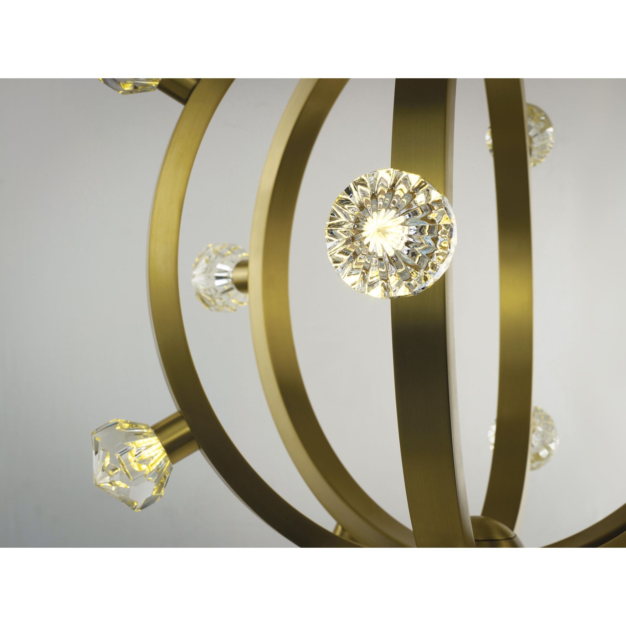 Studio M SM23772BCSBR Norma Jeane Pendant in Satin Brass