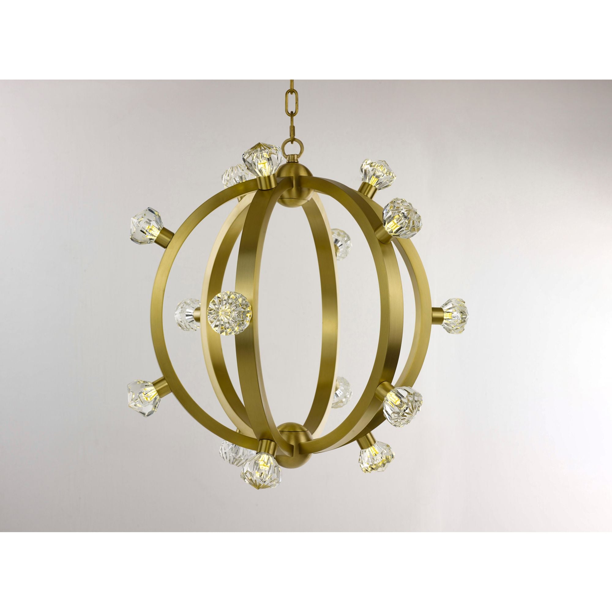 Studio M SM23772BCSBR Norma Jeane Pendant in Satin Brass