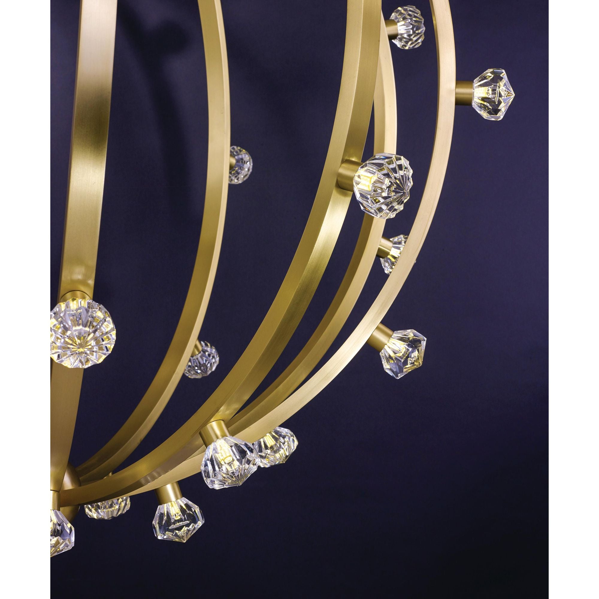 Studio M SM23776BCSBR Norma Jeane Pendant in Satin Brass