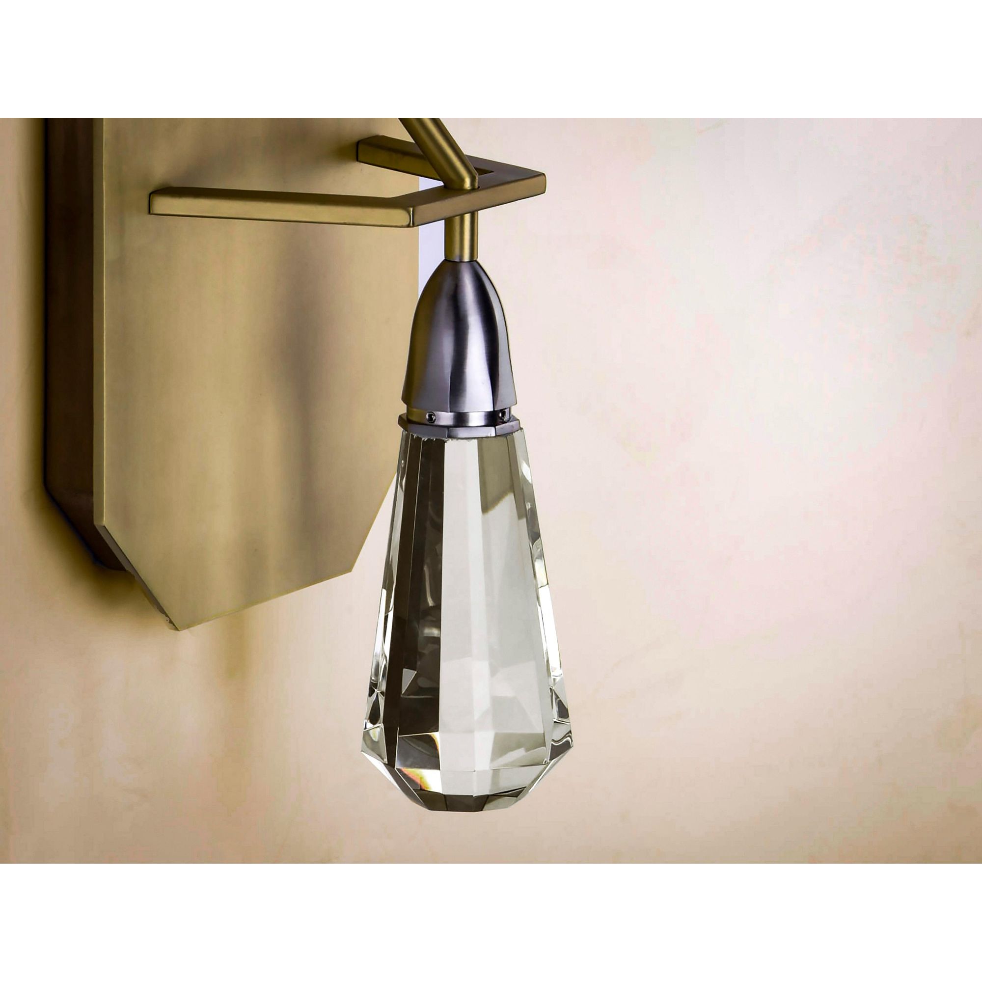 Studio M SM23781BCSNSBR 10 Carat LED Wall Sconce in Satin Nickel / Satin Brass