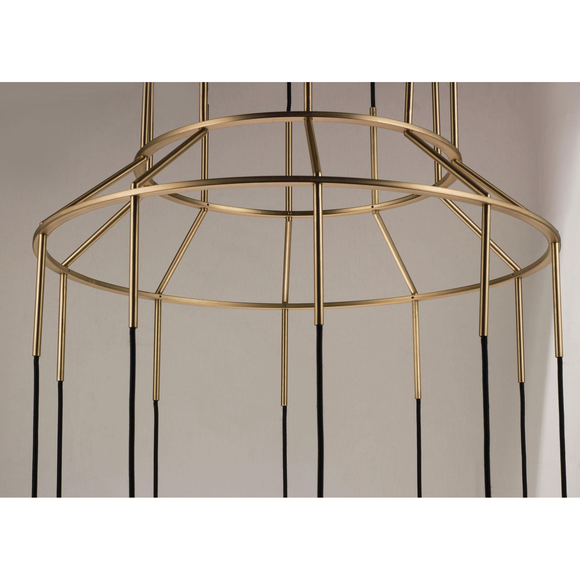 Studio M SM23785BCSNSBR 10 Carat LED Round Chandelier in Satin Nickel / Satin Brass